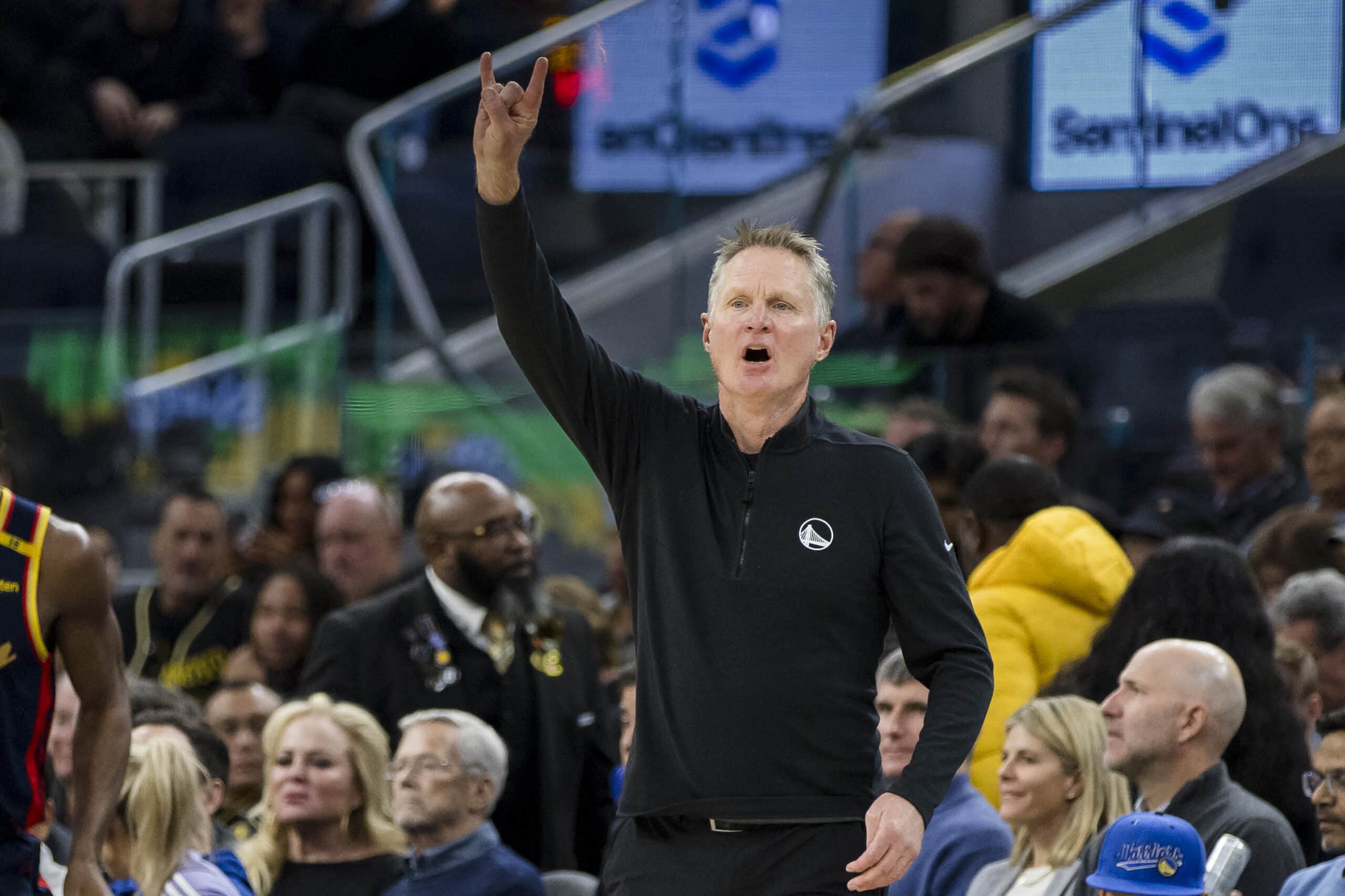 NBA: Miami Heat at Golden State Warriors steve kerr