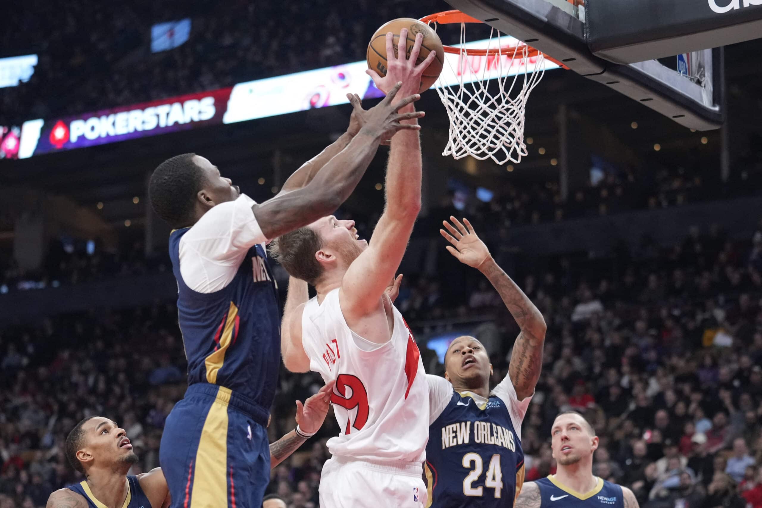 Raptors outlast Pelicans for fourth straight win