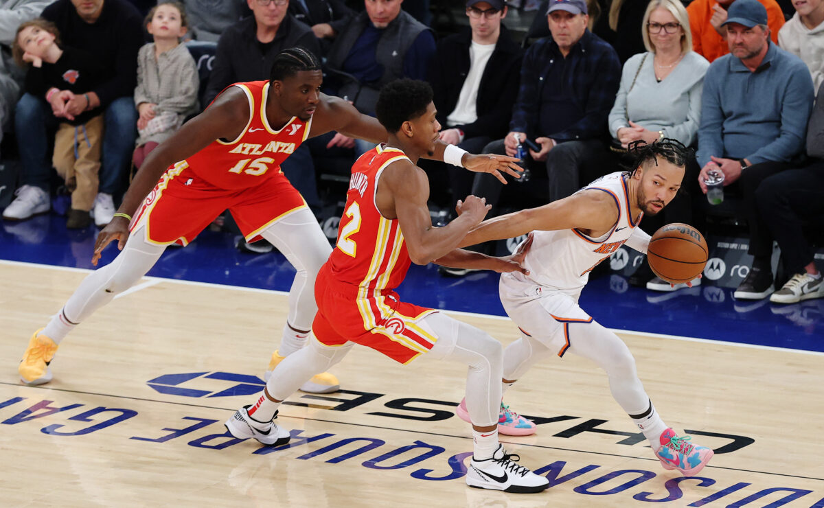 Atlanta Hawks vs.New York Knicks NBA Hari Jalen Brunson MLK