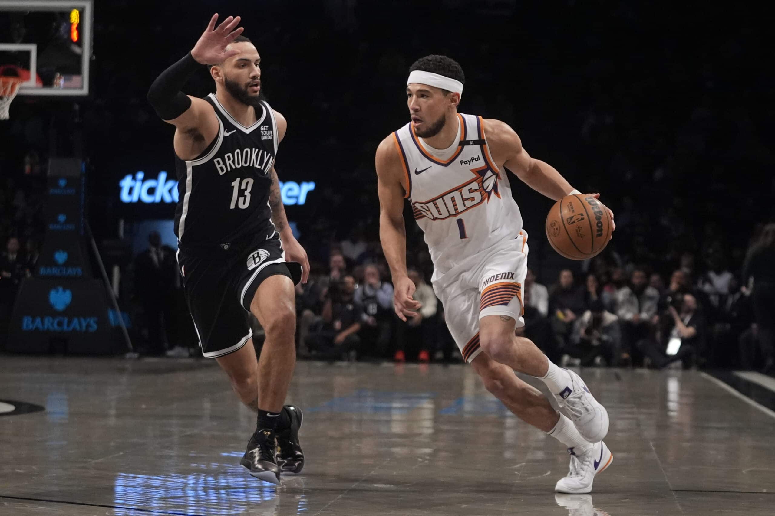 Phoenix Suns vs Brooklyn Nets Devin Booker NBA