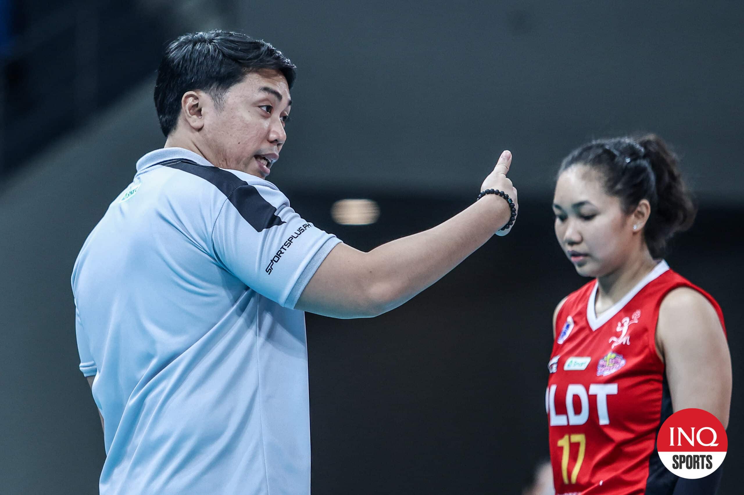 PLDT High Speed Hitters coach Rald Ricafort PVL