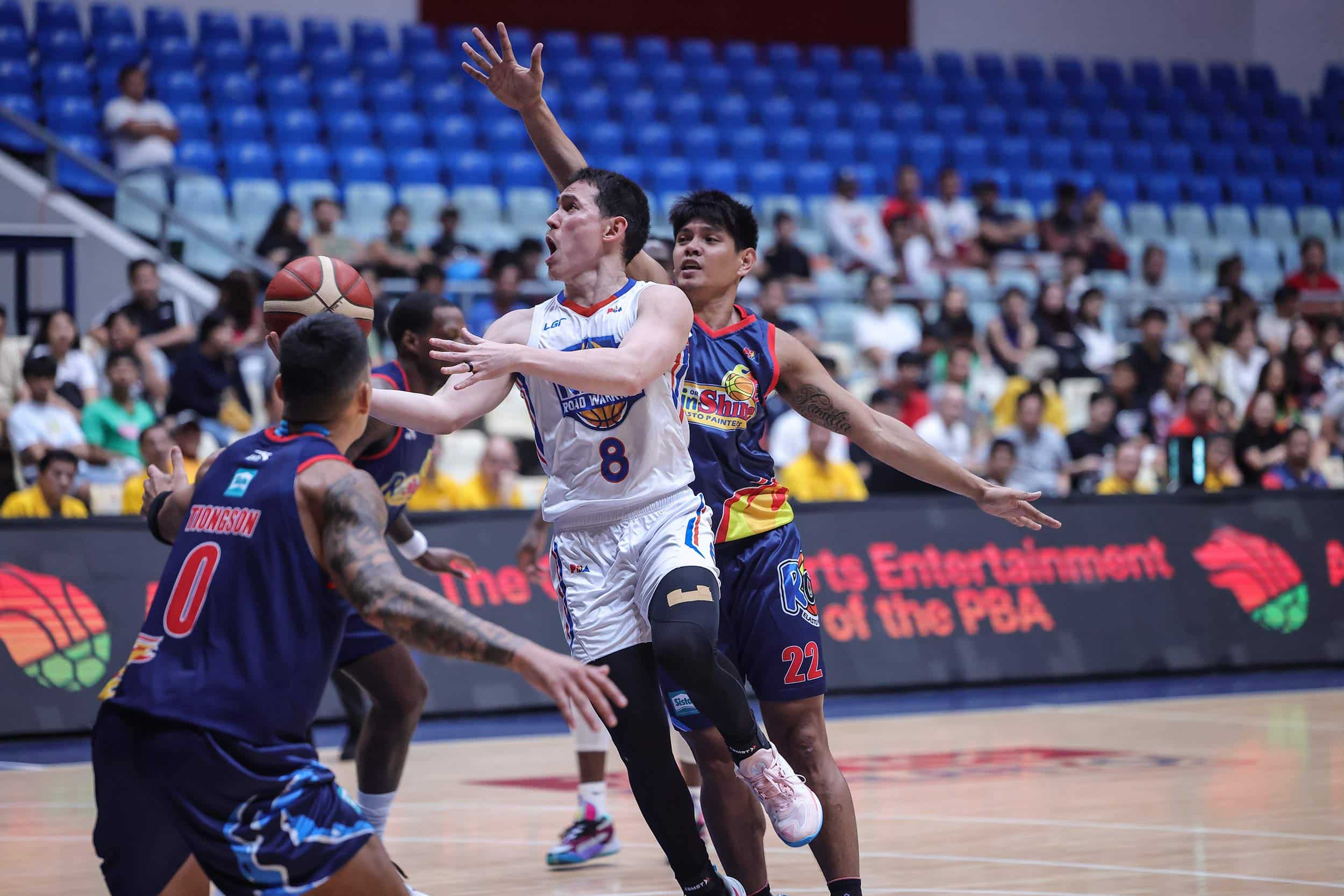 NLEX Road Warriors' Robert Bolick during a game against Rain or Shine Elastopainters in the PBA Commissioner's Cup.