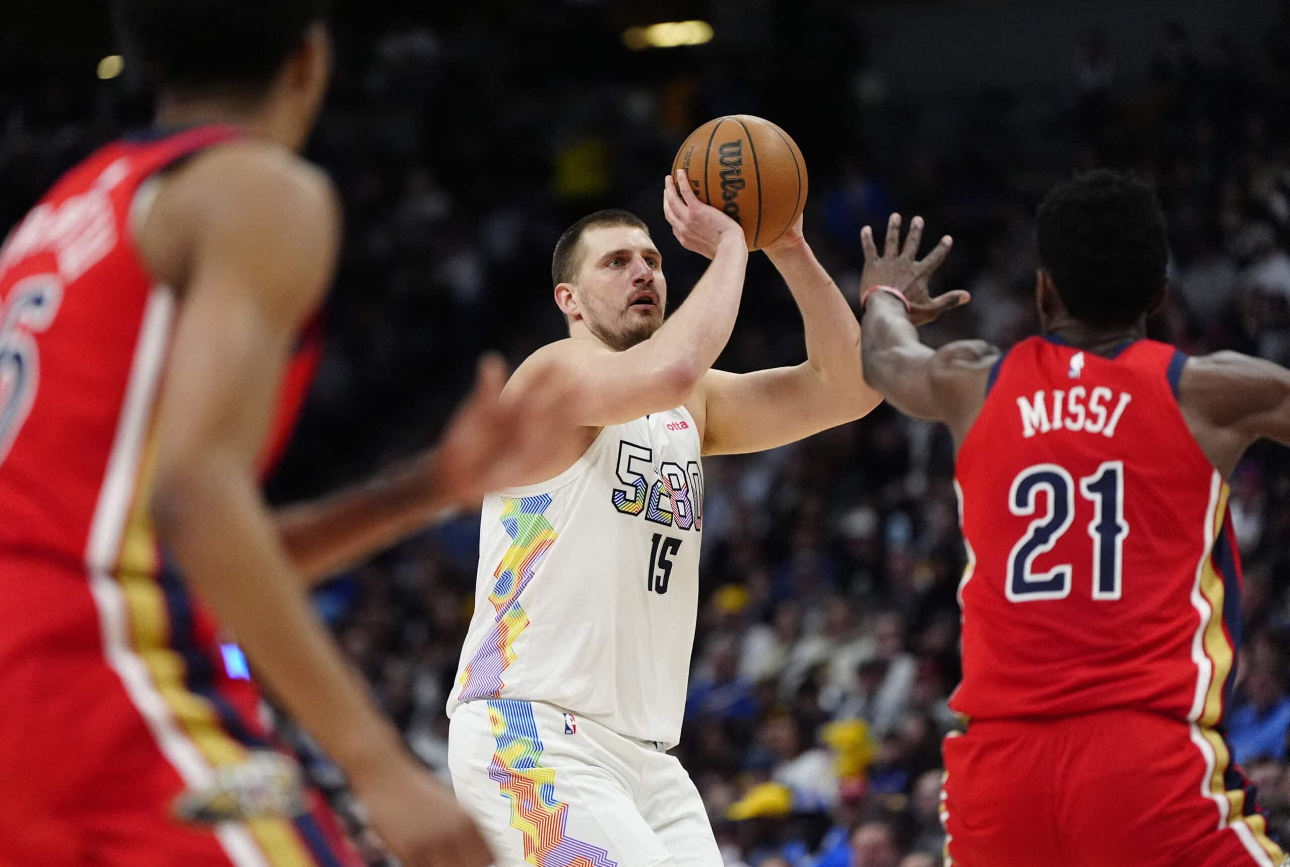 NBA pontuam Nova Orleans Pelicans vs Denver Nuggets Nikola Jokic