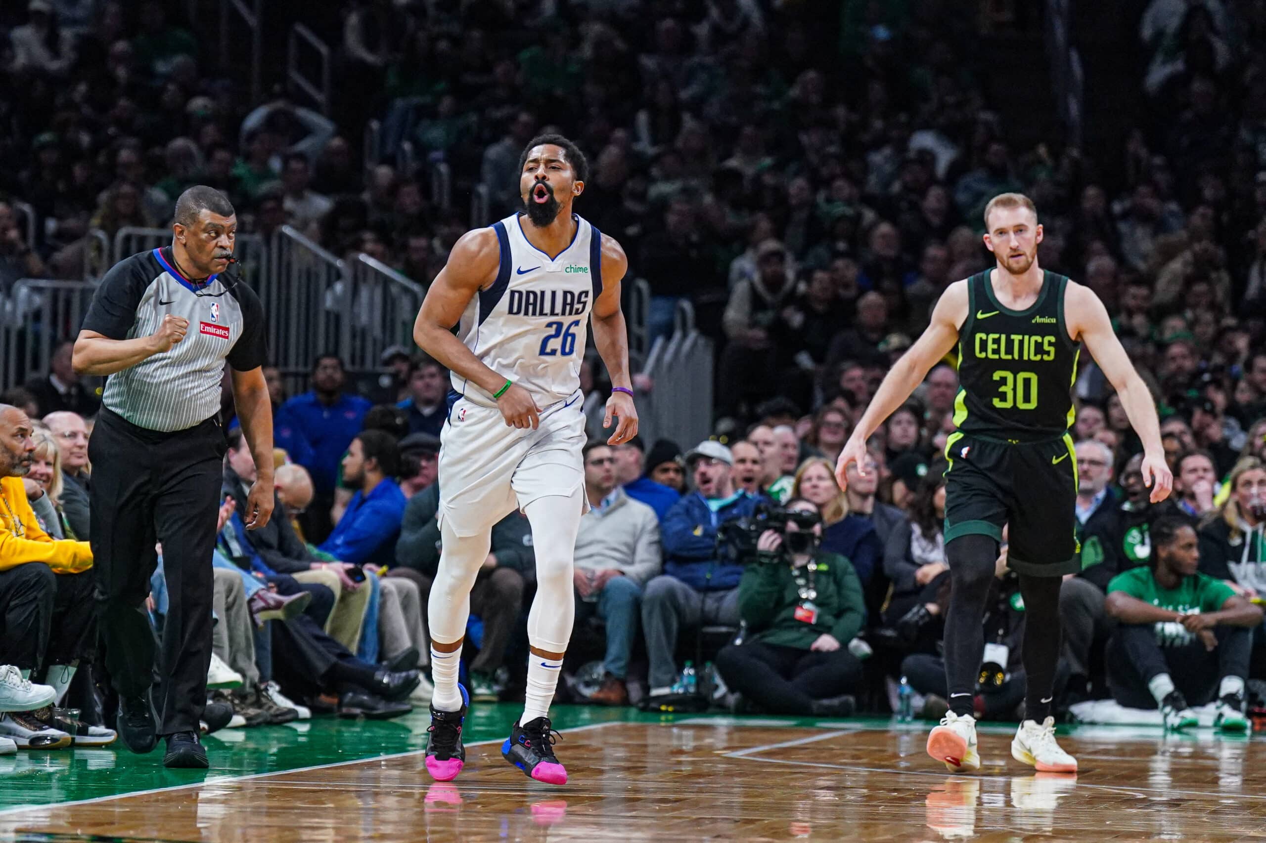 NBA Dallas Mavericks vs Boston Celtics Spencer Dinwiddie