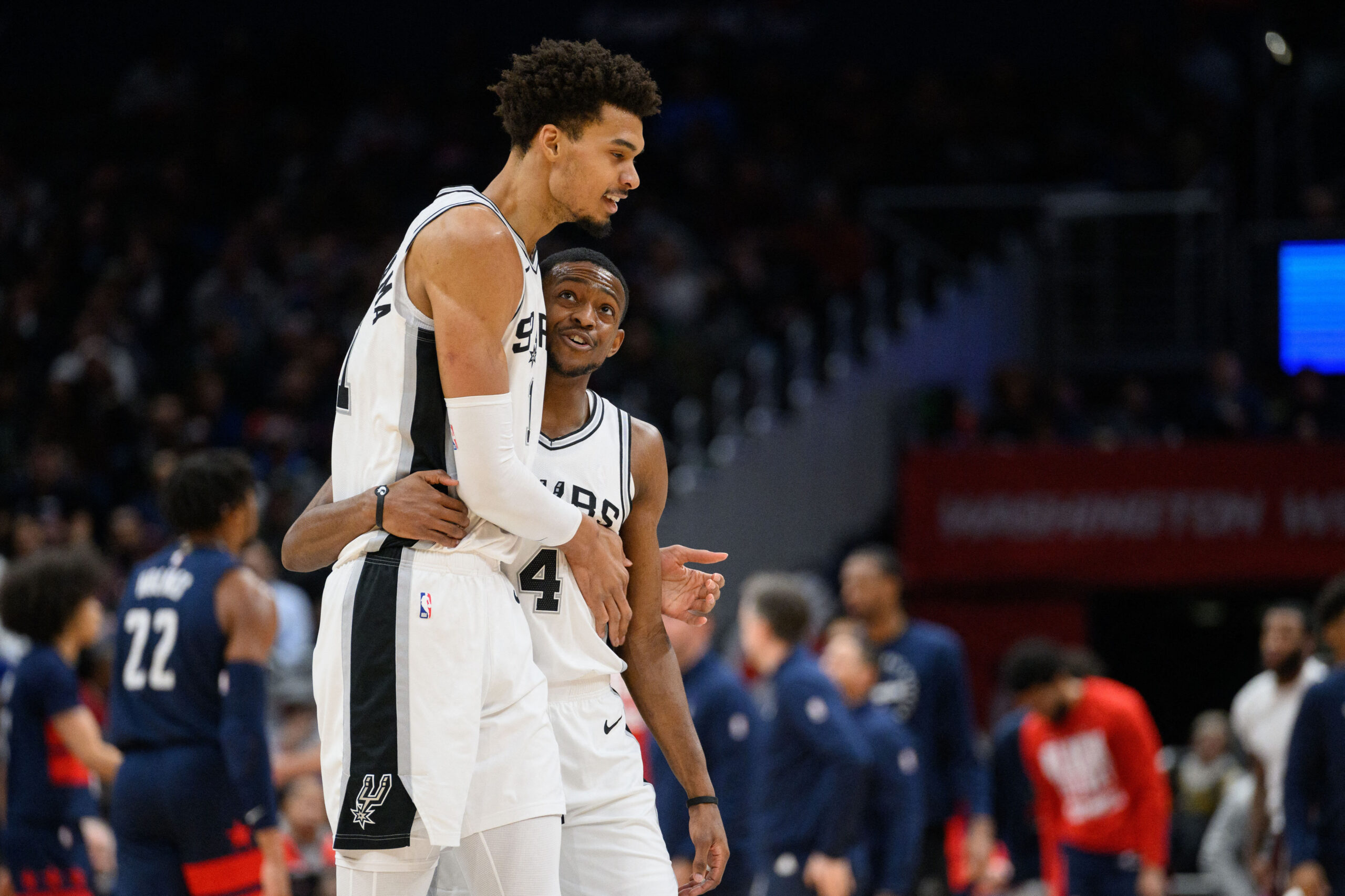 NBA San Antonio Spurs vs Washington Wizards Victor Wembanyama De'Aaron Fox