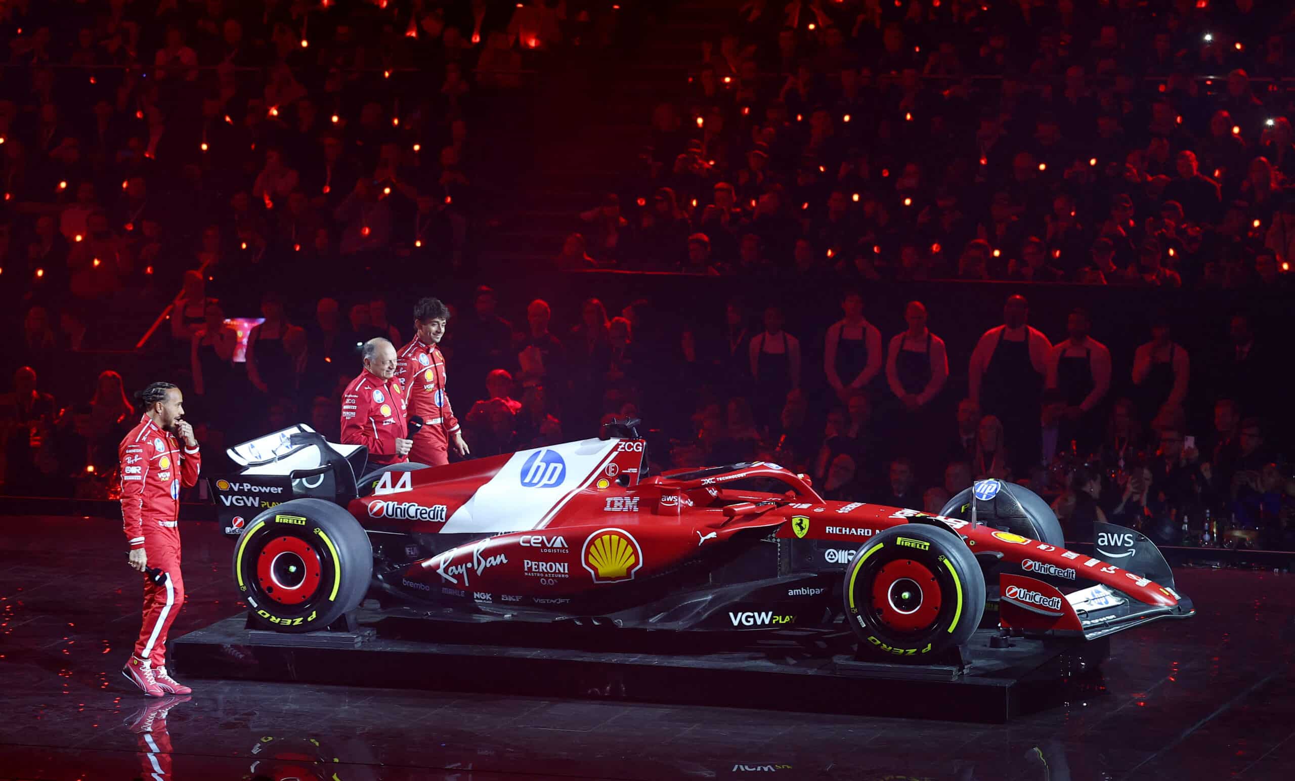 F1 75 Live Season Launch Lewis Hamilton Ferrari