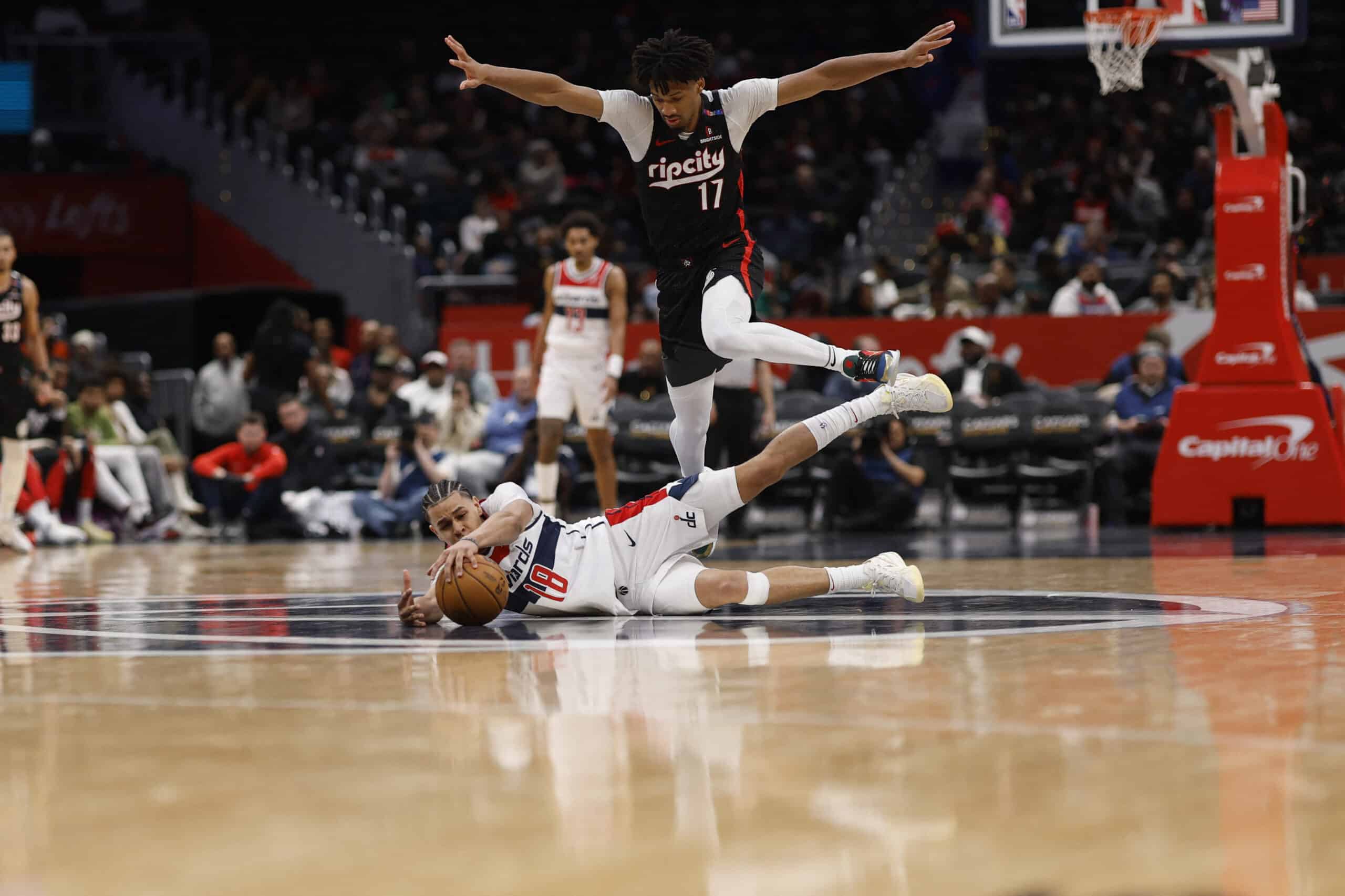 NBA: Portland Trail Blazers at Washington Wizards Shaedon Sharpe