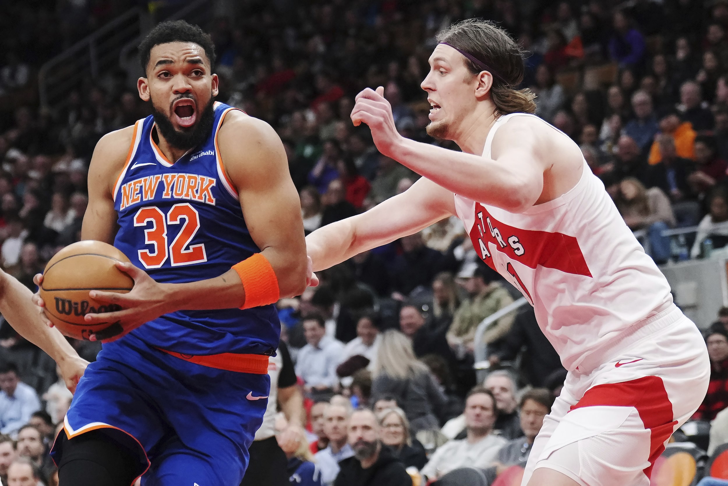 NBA Karl-Anthony Towns Knicks venceu Raptors