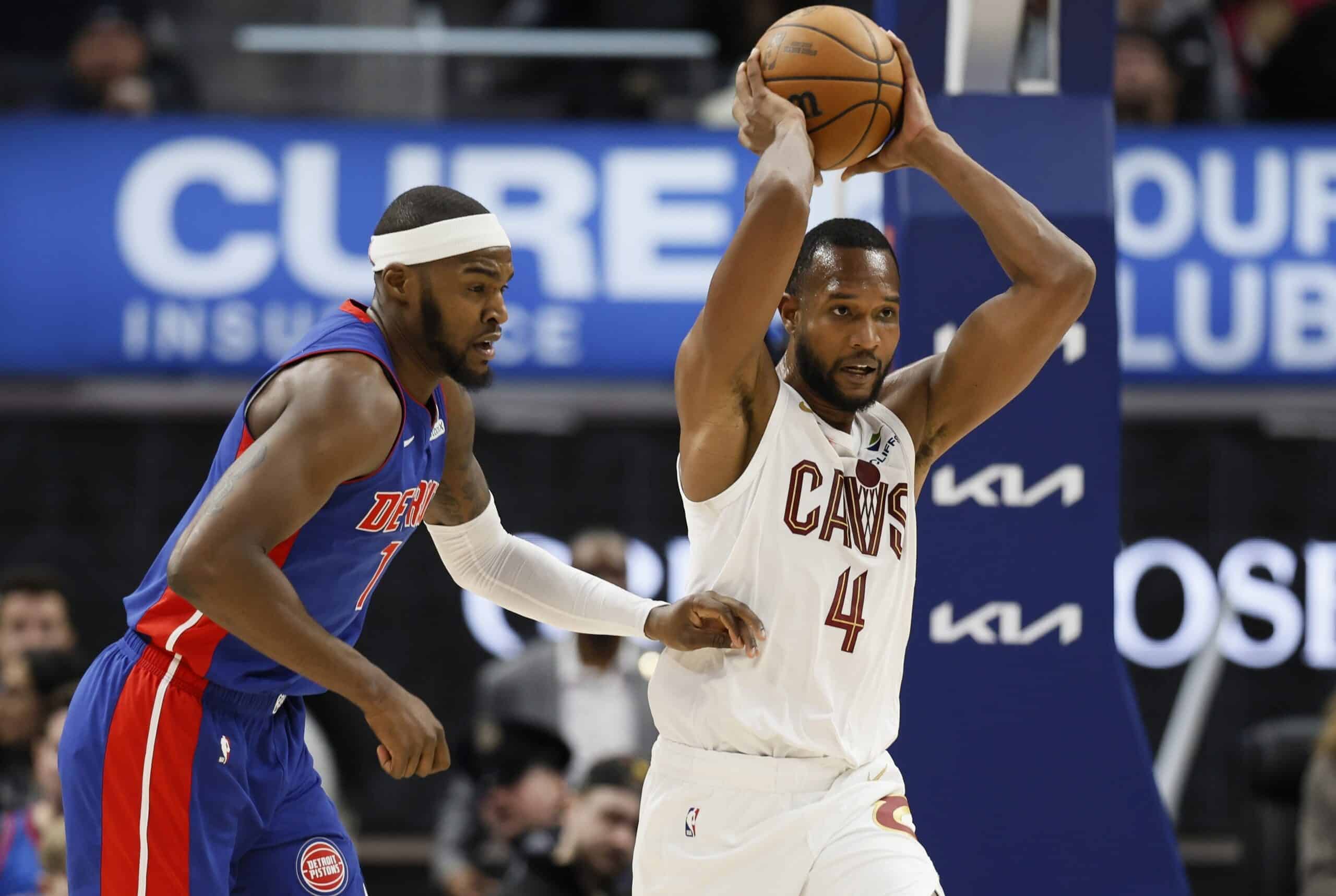 Cleveland Cavaliers vs Detroit Pistons NBA Mencapai Evan Mobi