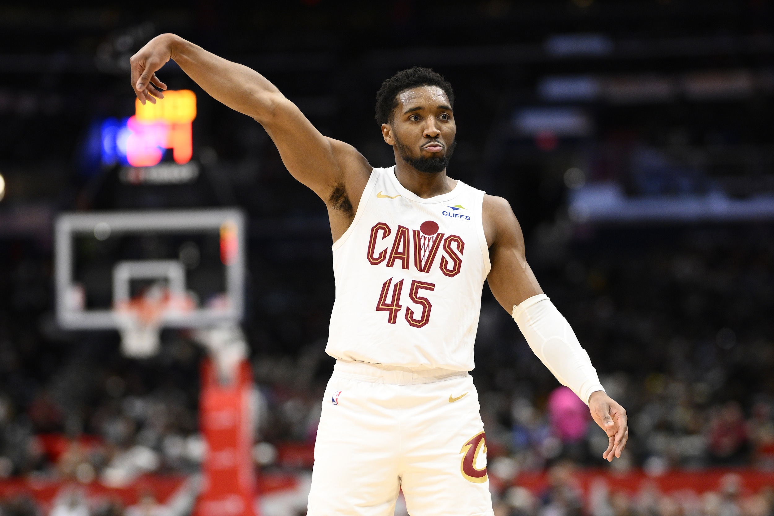 Donovan Mitchell Cavaliers derrotou Wizards NBA