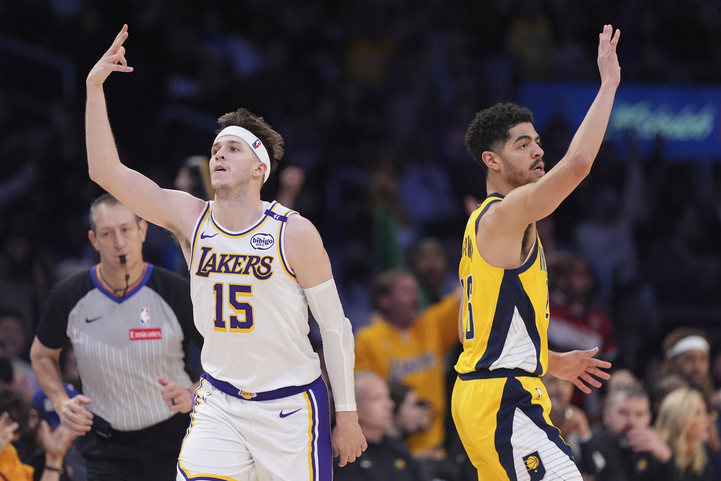 Austin Reaves career-high 45 points Lakers beat Pacers NBA