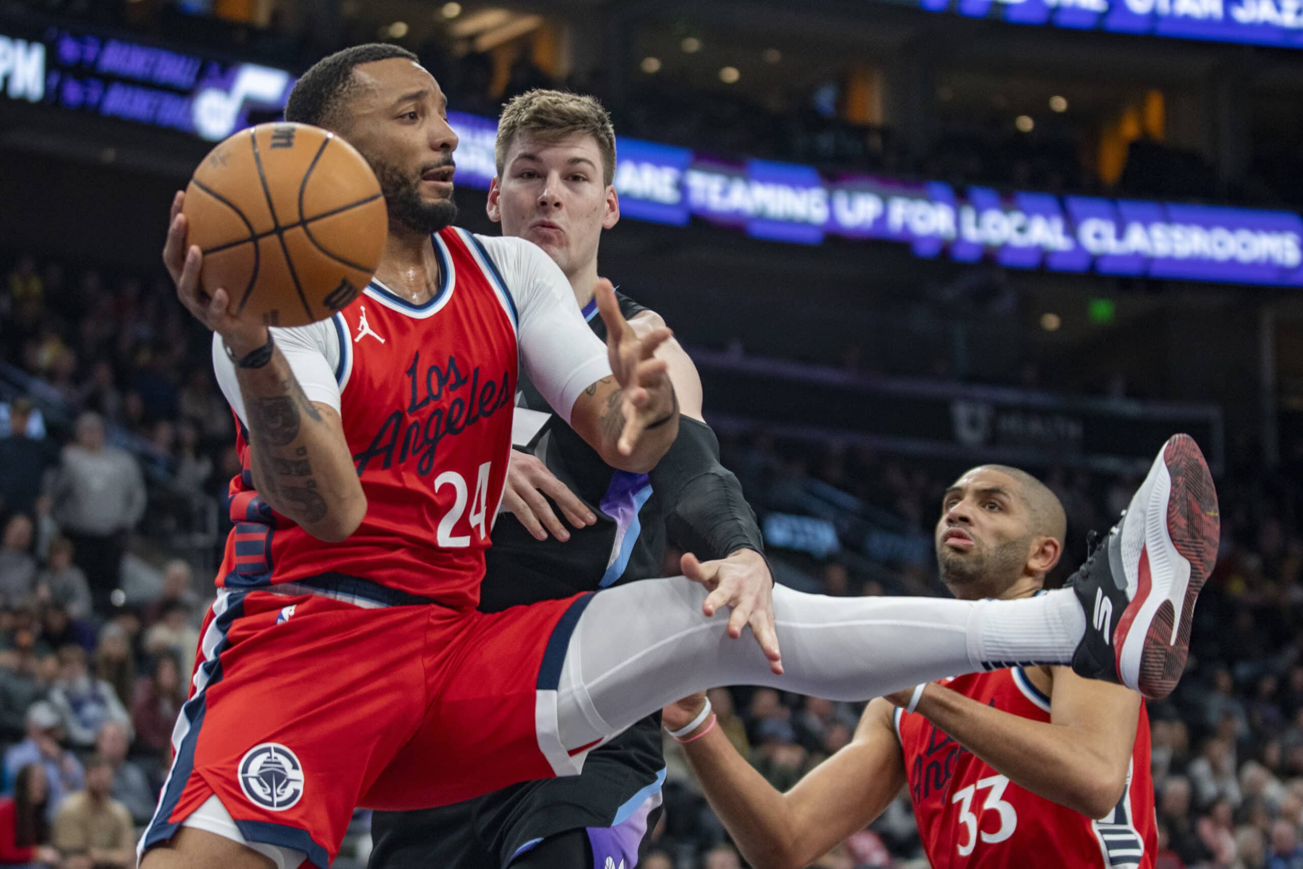 Los Angeles Clippers vs Utah Jazz Norman Powell NBA