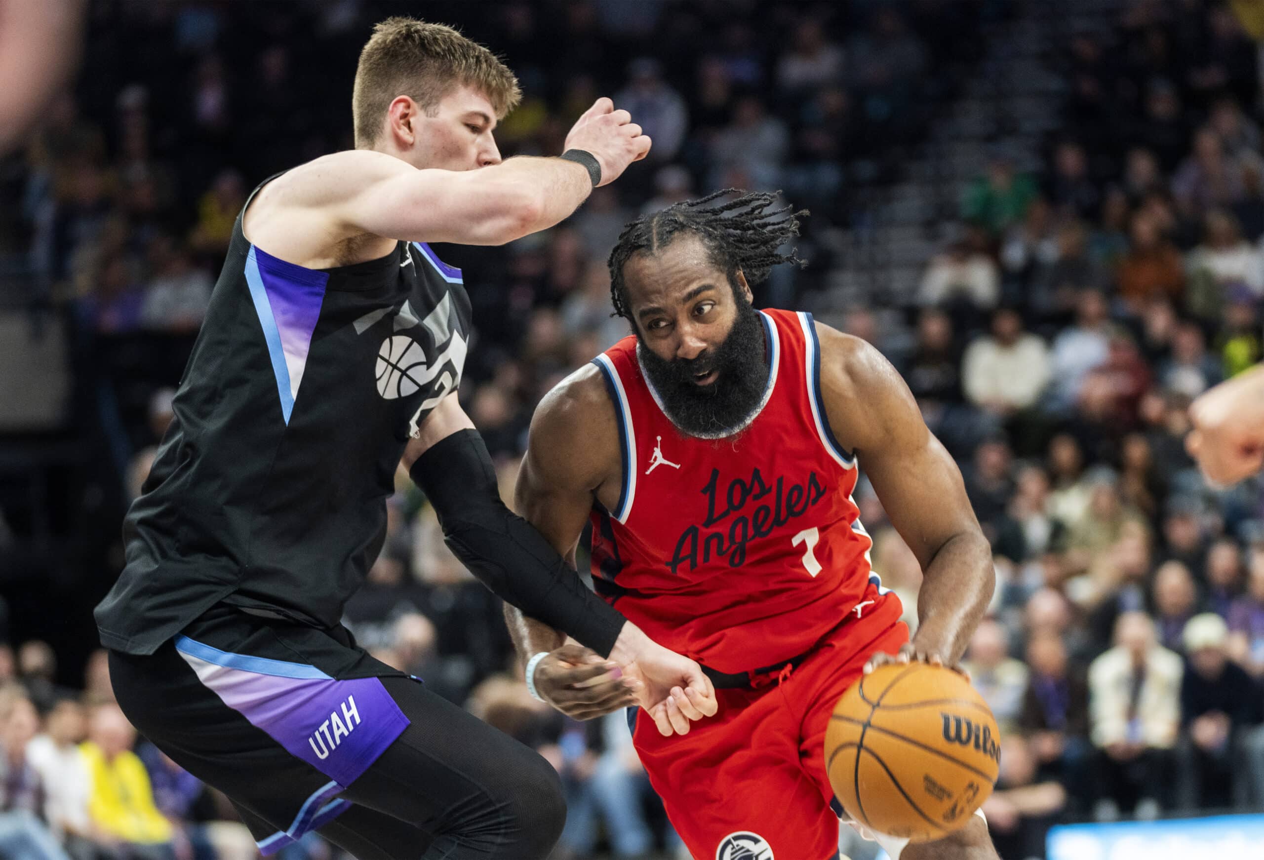 Los Angeles Clippers vs Utah Jazz James Harden NBA