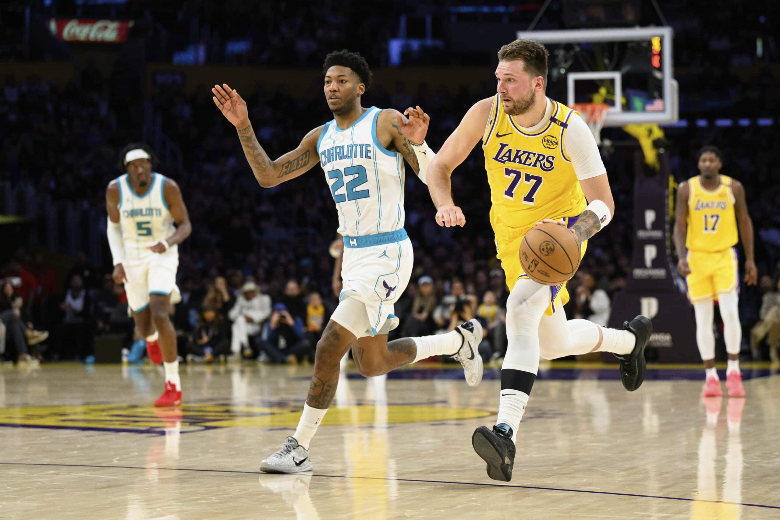 Los Angeles Lakers guard Luka Doncic NBA