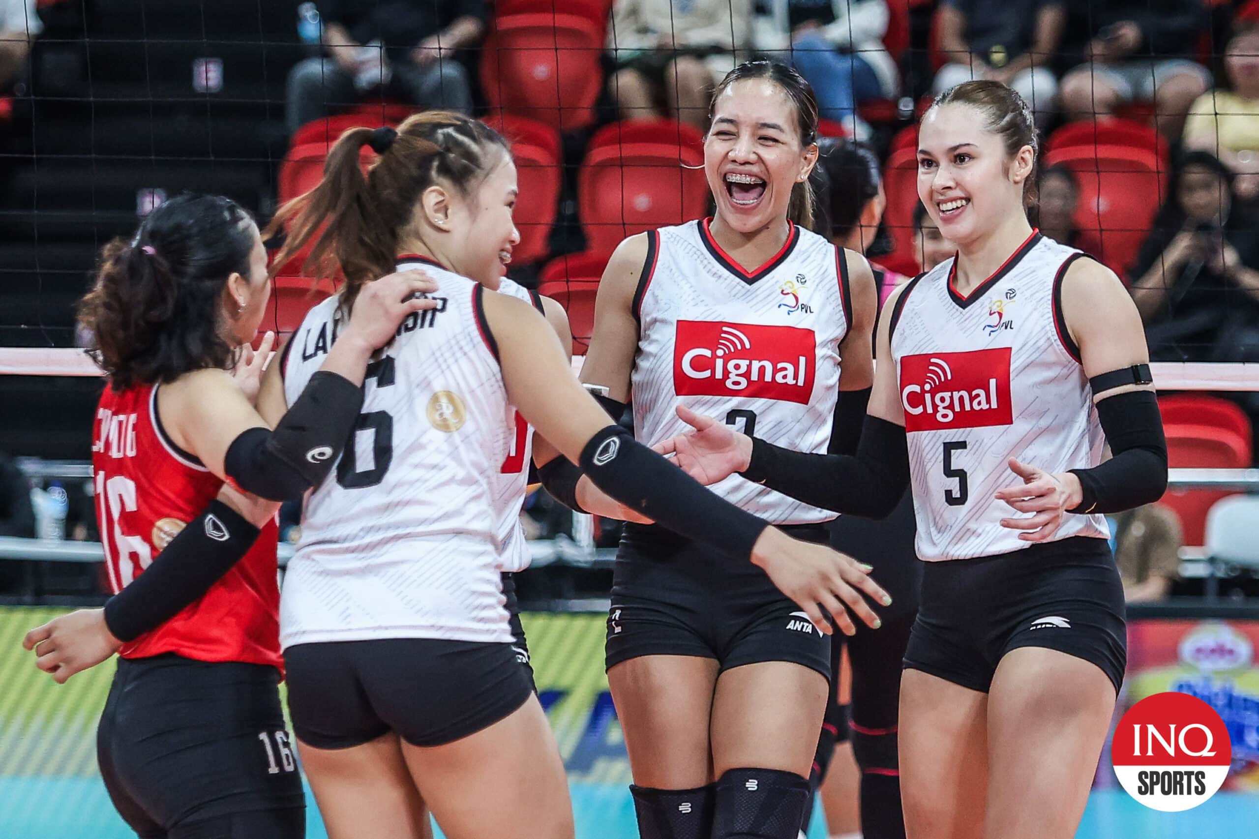 PVL: Cignal claims No. 3 spot with sweep of Akari