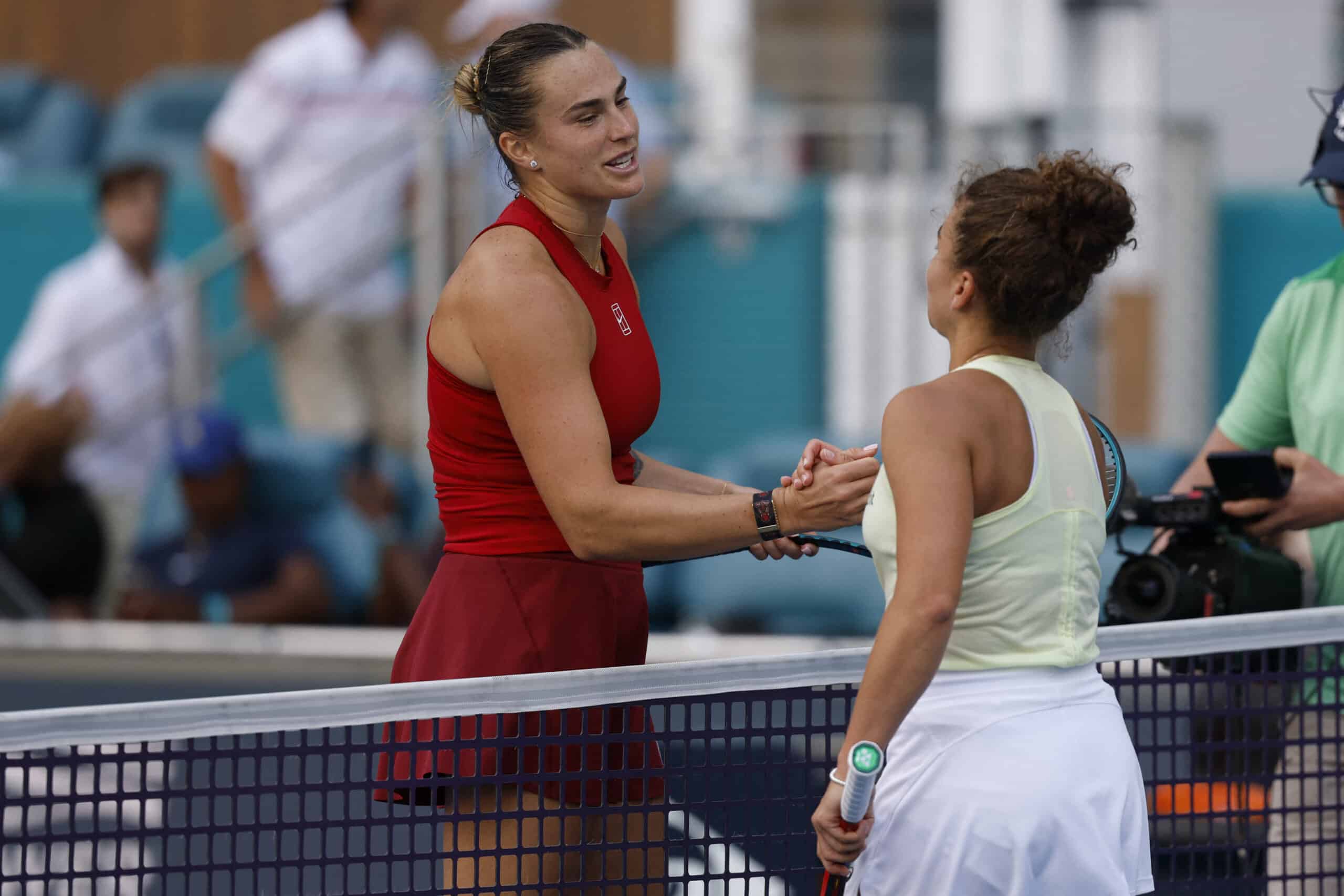 Miami Open 2025 Aurina Sabalenga Tennis Jasmini Paulini