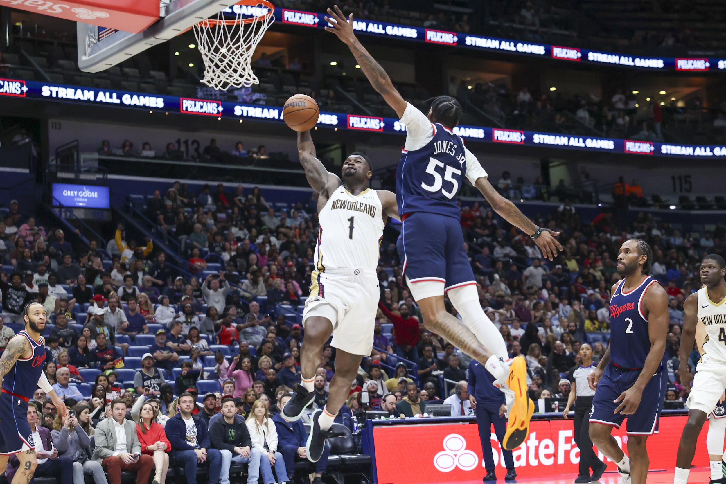 Zion Williamson Pelican's Clippers versloeg NBA