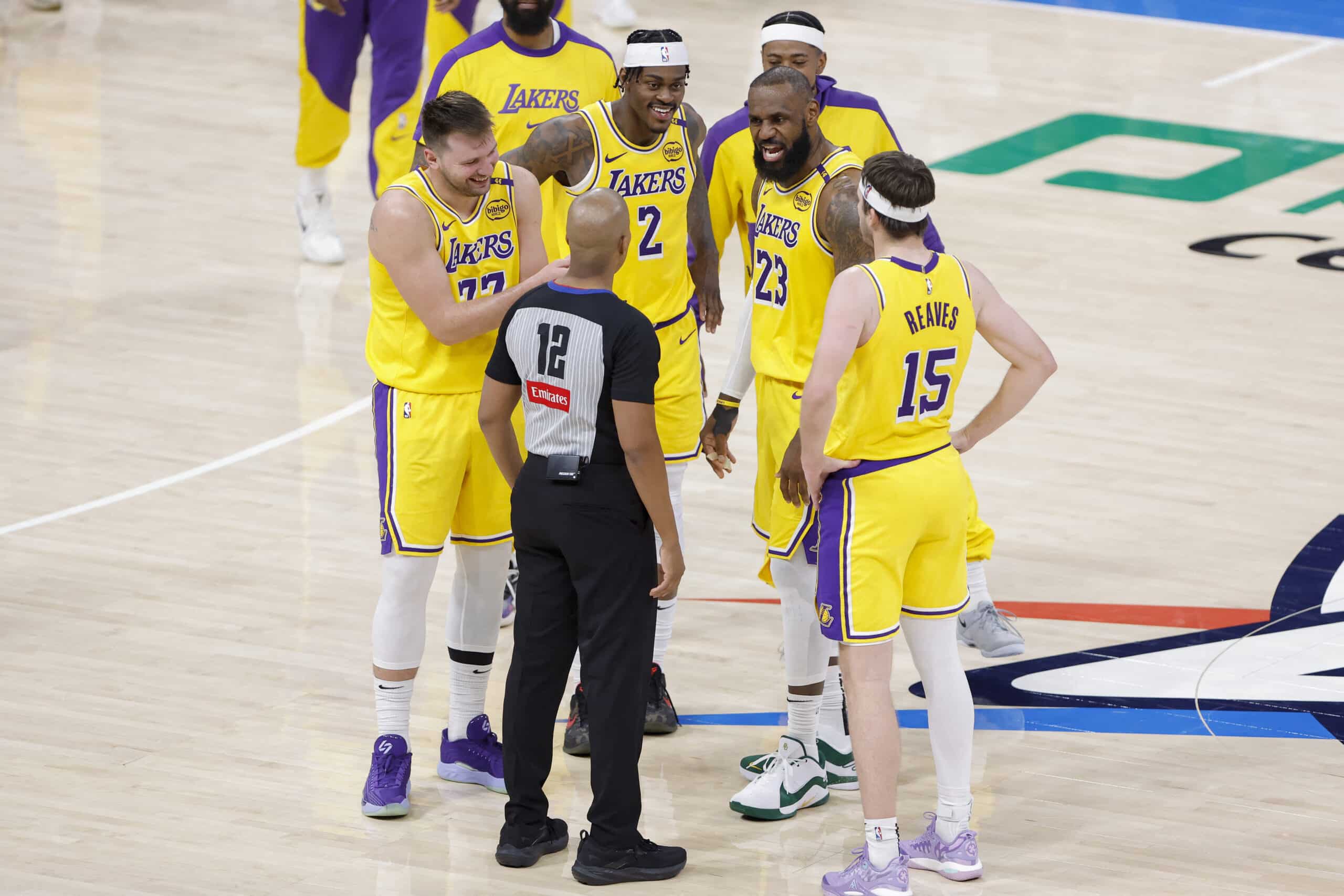 NBA Los Angeles Lakers Thunder Luca Dancic LeBran James en Oklahoma City
