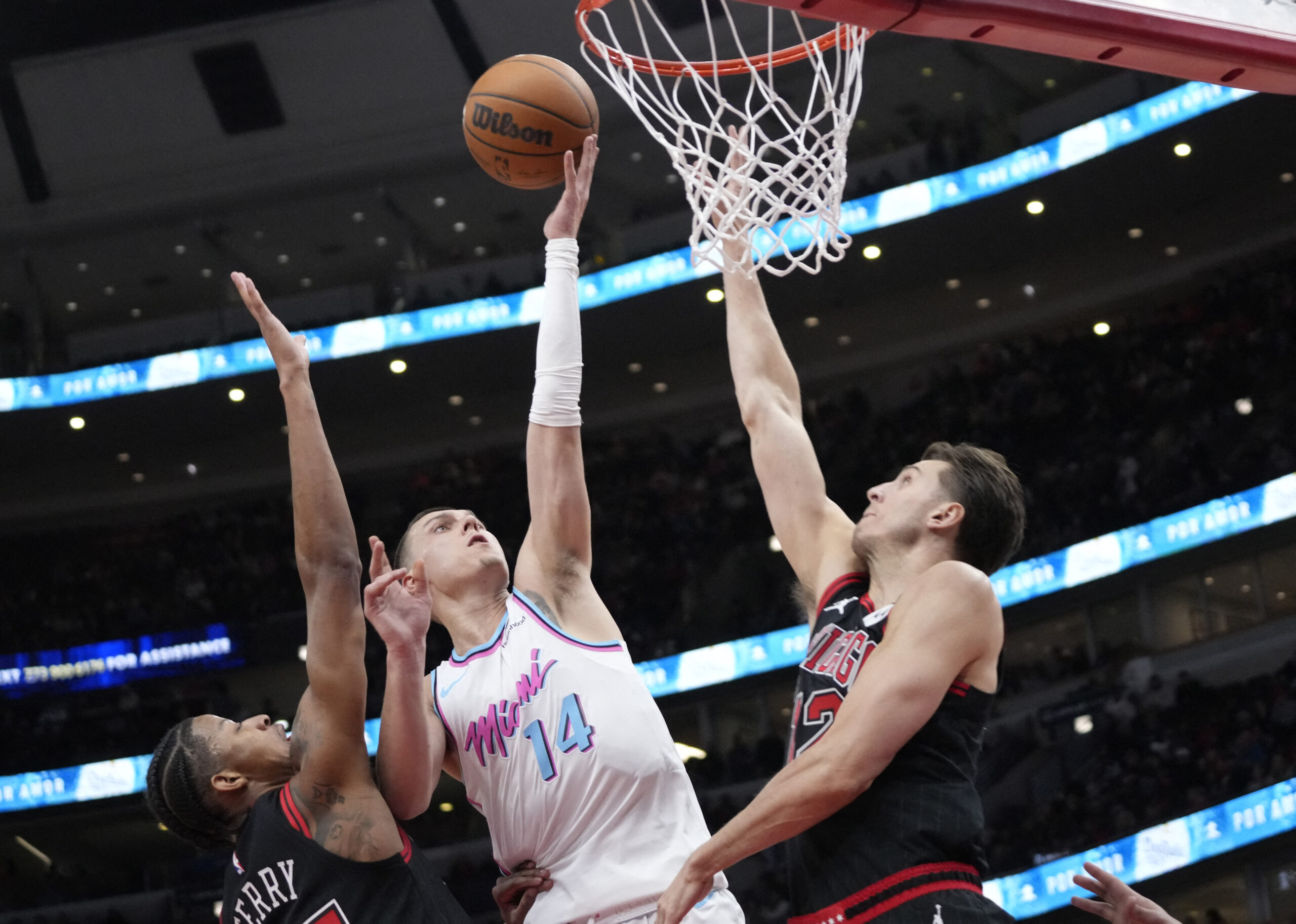 NBA Miami Heat vs Čikāgas Bulls Tyler Herro