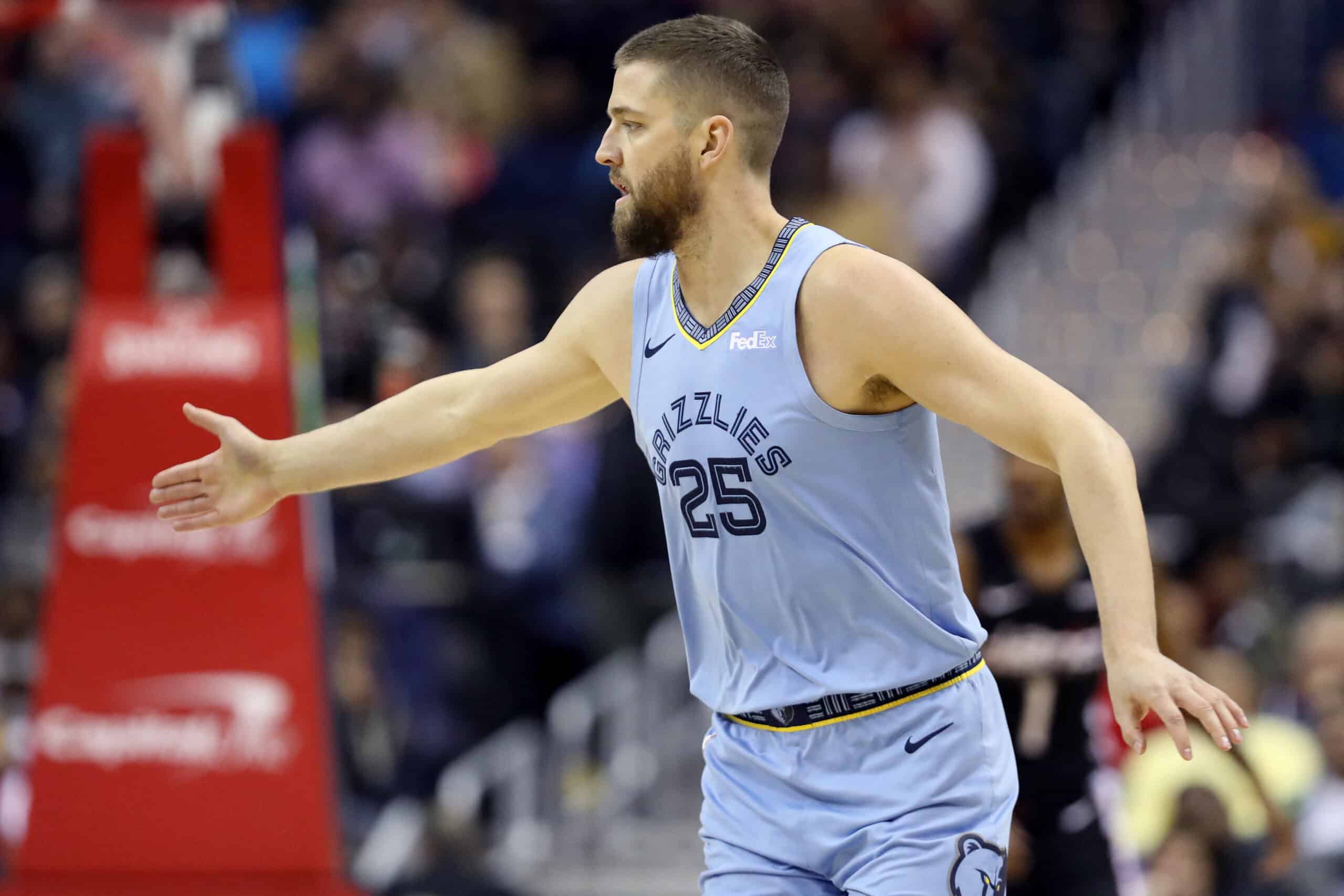 Chandler Parsons #25 of the Memphis Grizzlies WNBA Scam