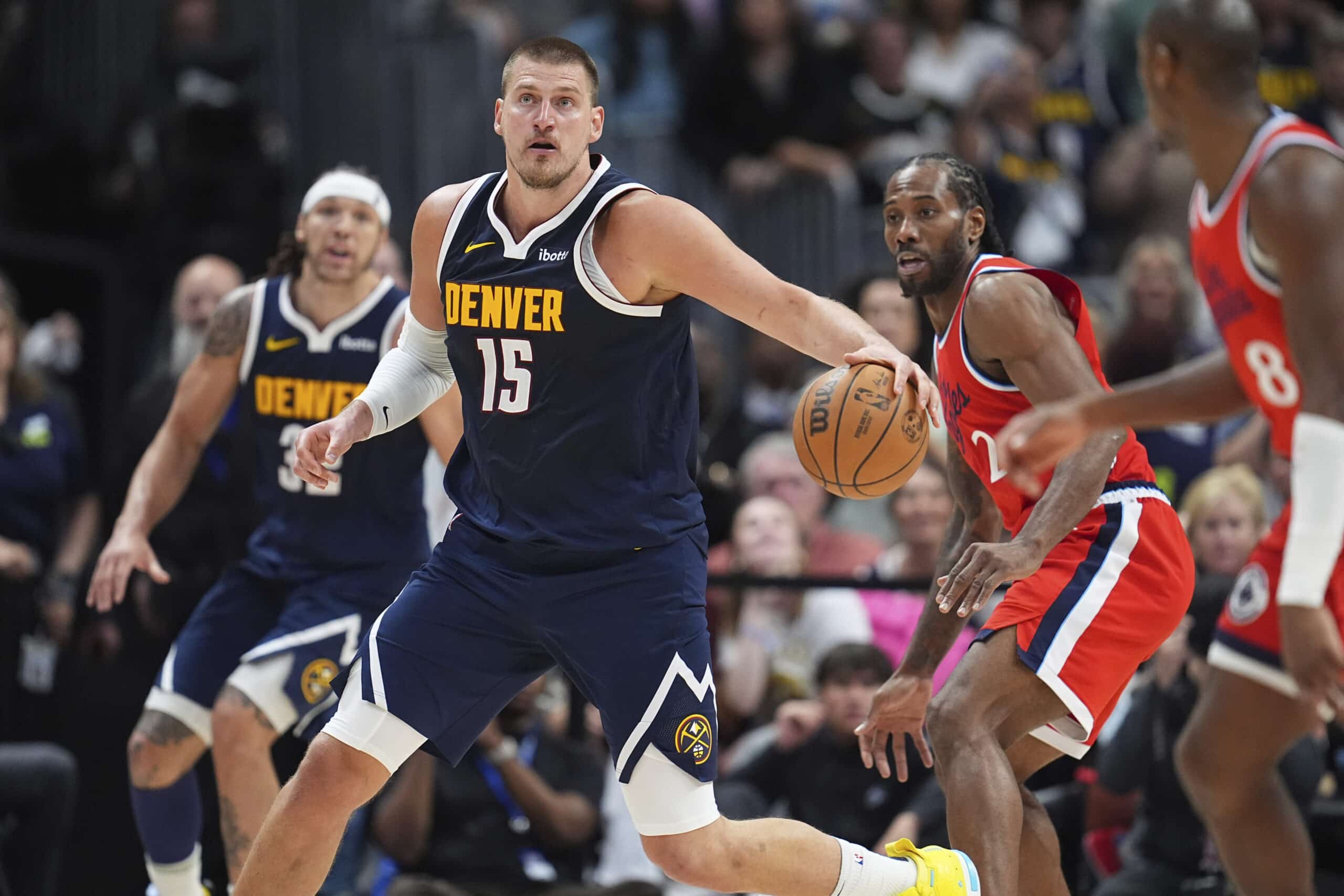 NBA playoffs Los Angeles Clippers  vs Denver Nuggets  Kawhi Leonard Nikola Jokic