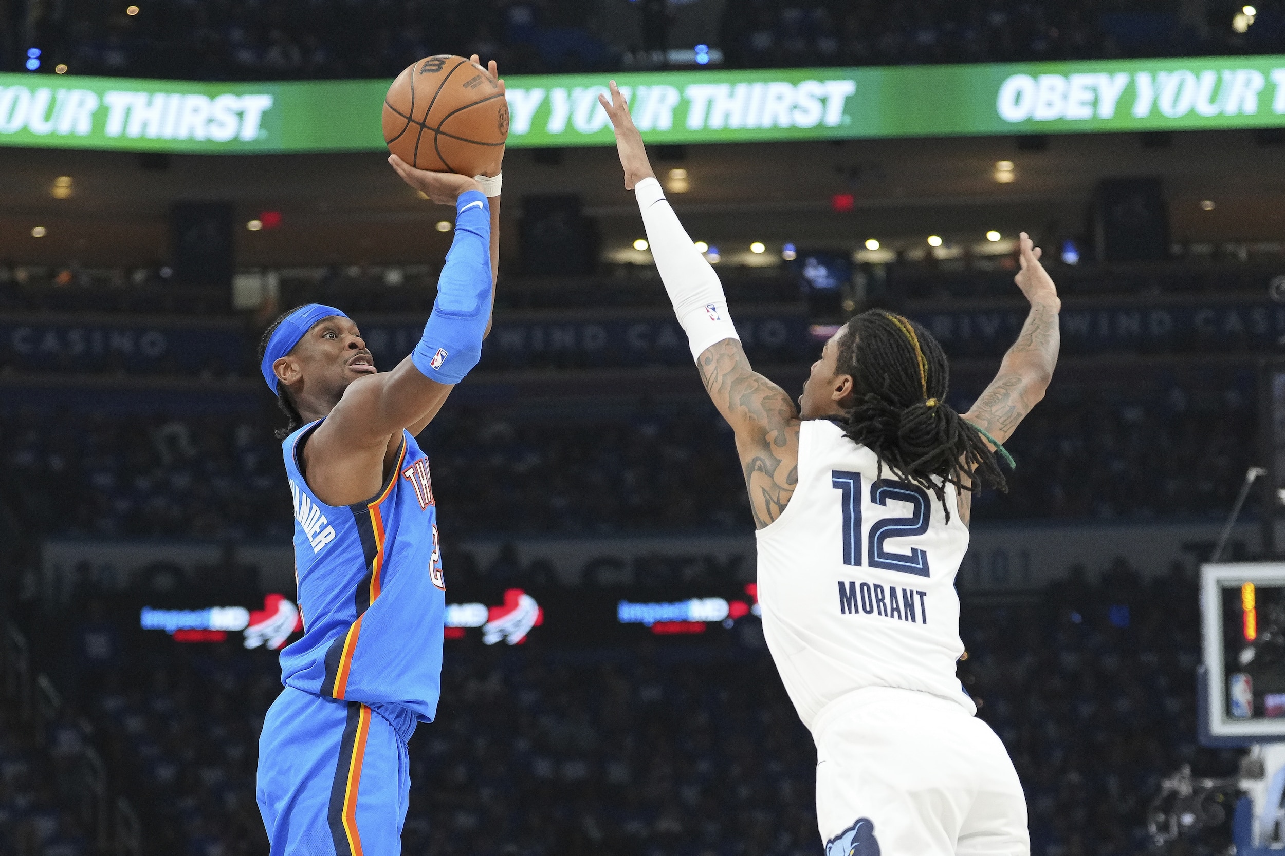 Shai Ghilgius-Alexander Thunder Grizzlies venció a los playoffs de la NBA 2