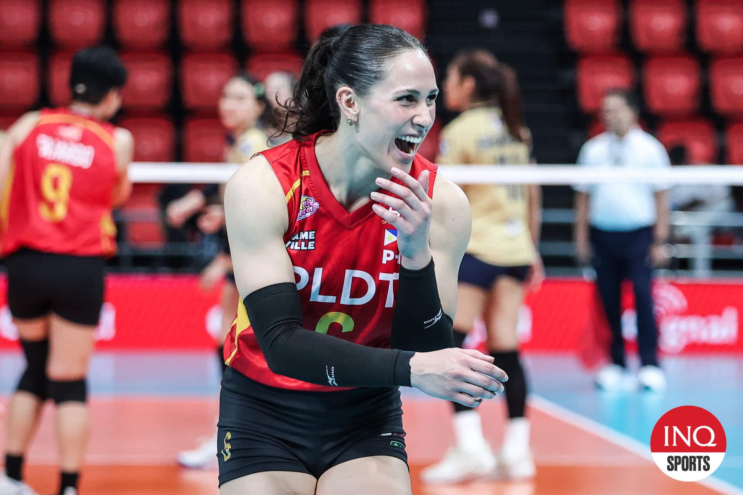 PLDT High Speed Hitters' Savi Davison during the AVC Champions League.