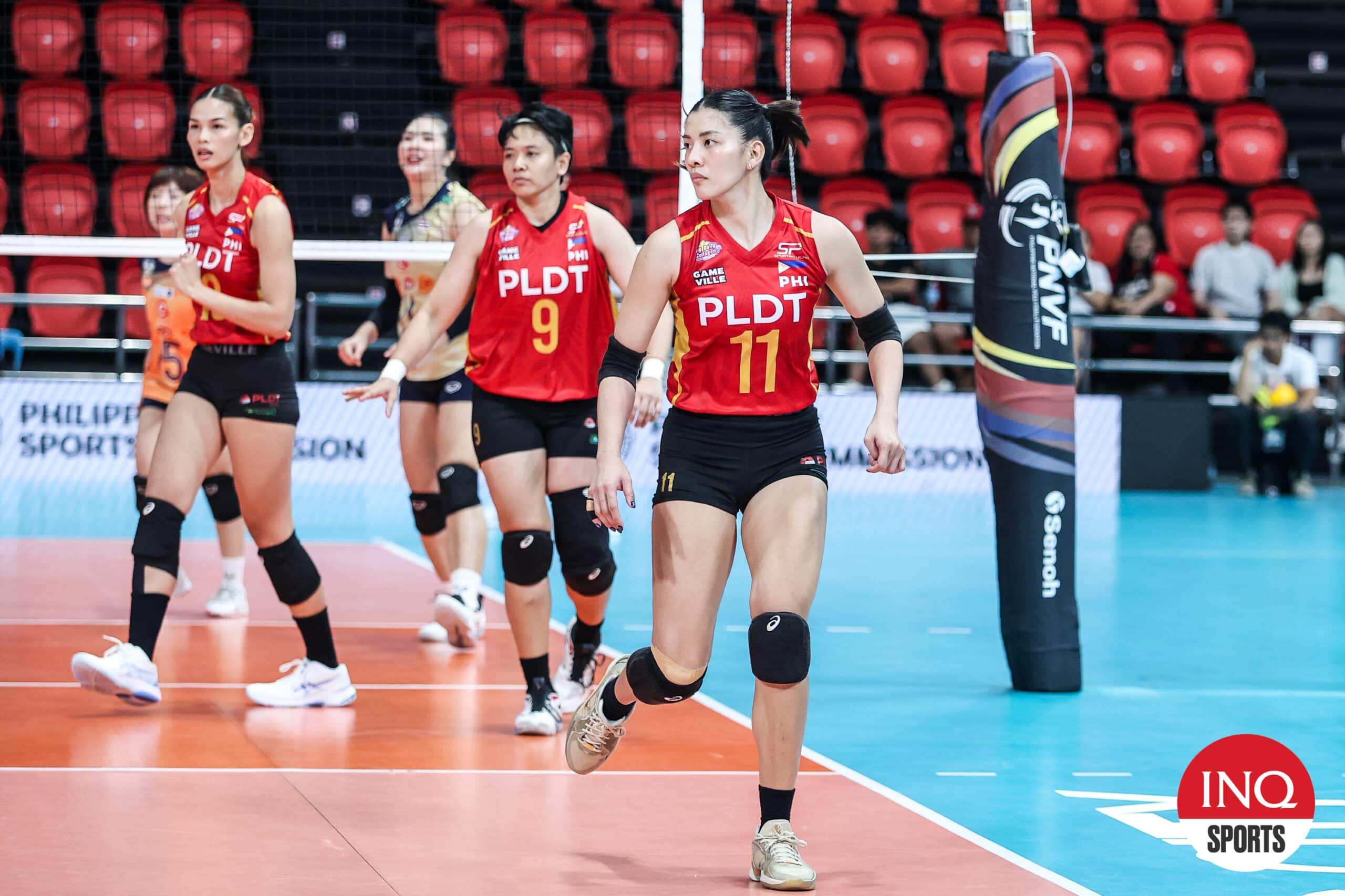 Kim Kianna DY de PLDT High Speed ​​Bateats durante la Liga de Campeones AVC.