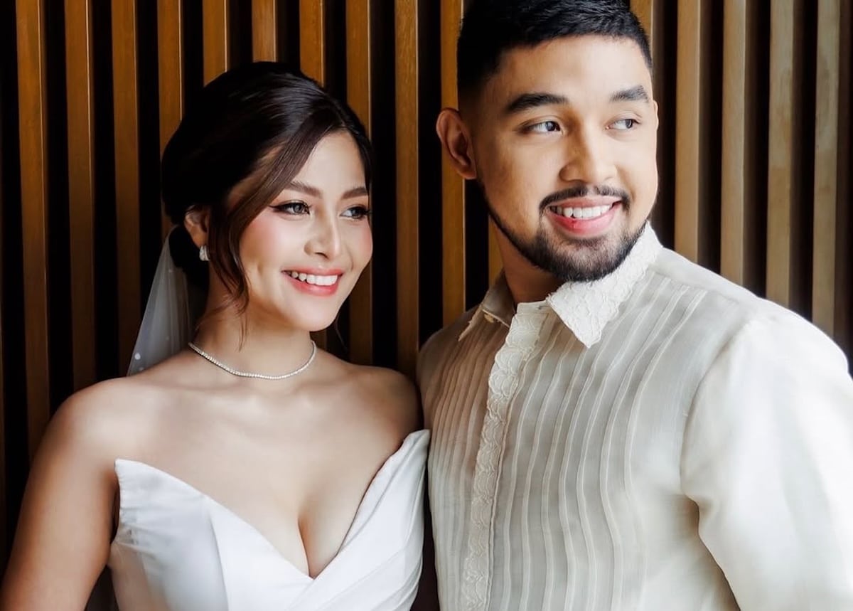 PBA player RJ Abarrientos with his wife Arlove De Jesus.