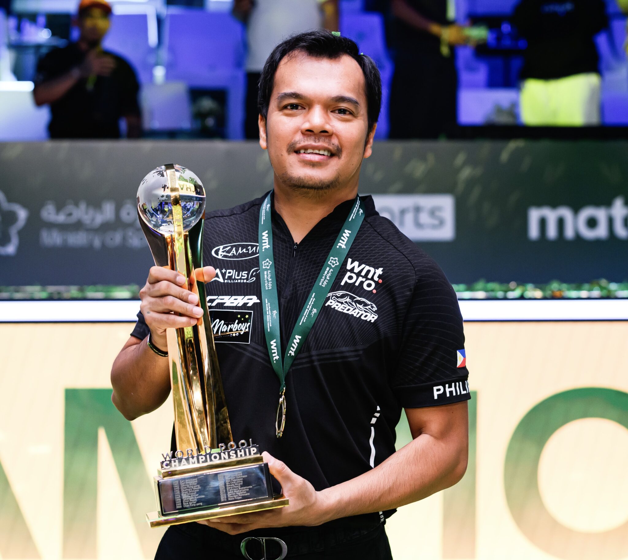 Carlo Biado makes history with 2nd World Pool Championship title