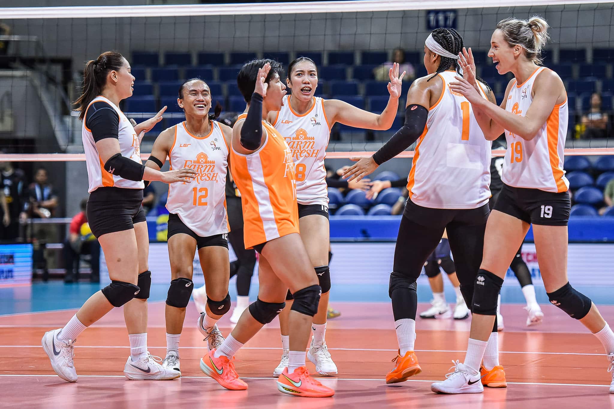 PVL: Farm Fresh rises to best ever start after sweep of Cignal
