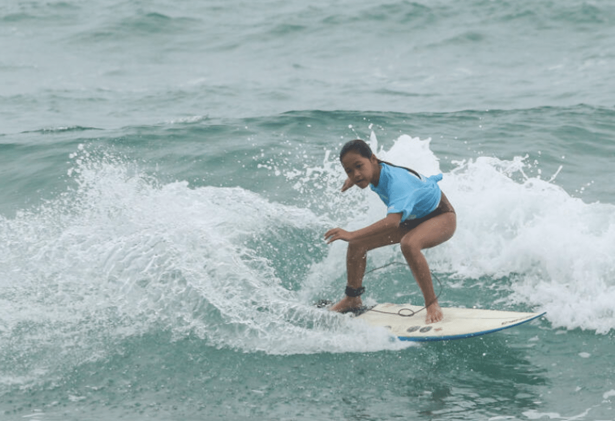 Young Baler surfer leads locals in WSL leg