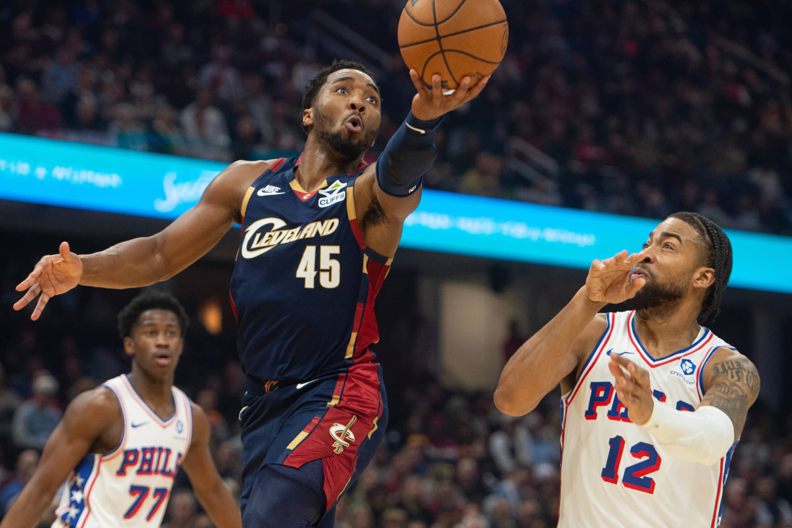 NBA: Donovan Mitchell scores season high as Cavaliers beat 76ers