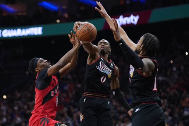 NBA: Tyrese Maxey, Joel Embiid pace 76ers in win Raptors