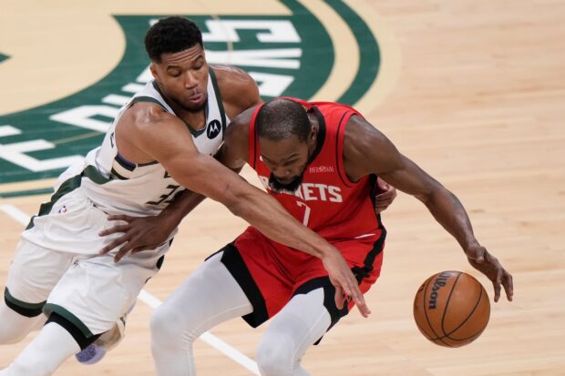 NBA: Kevin Durant scores 31, Rockets come back to beat Bucks