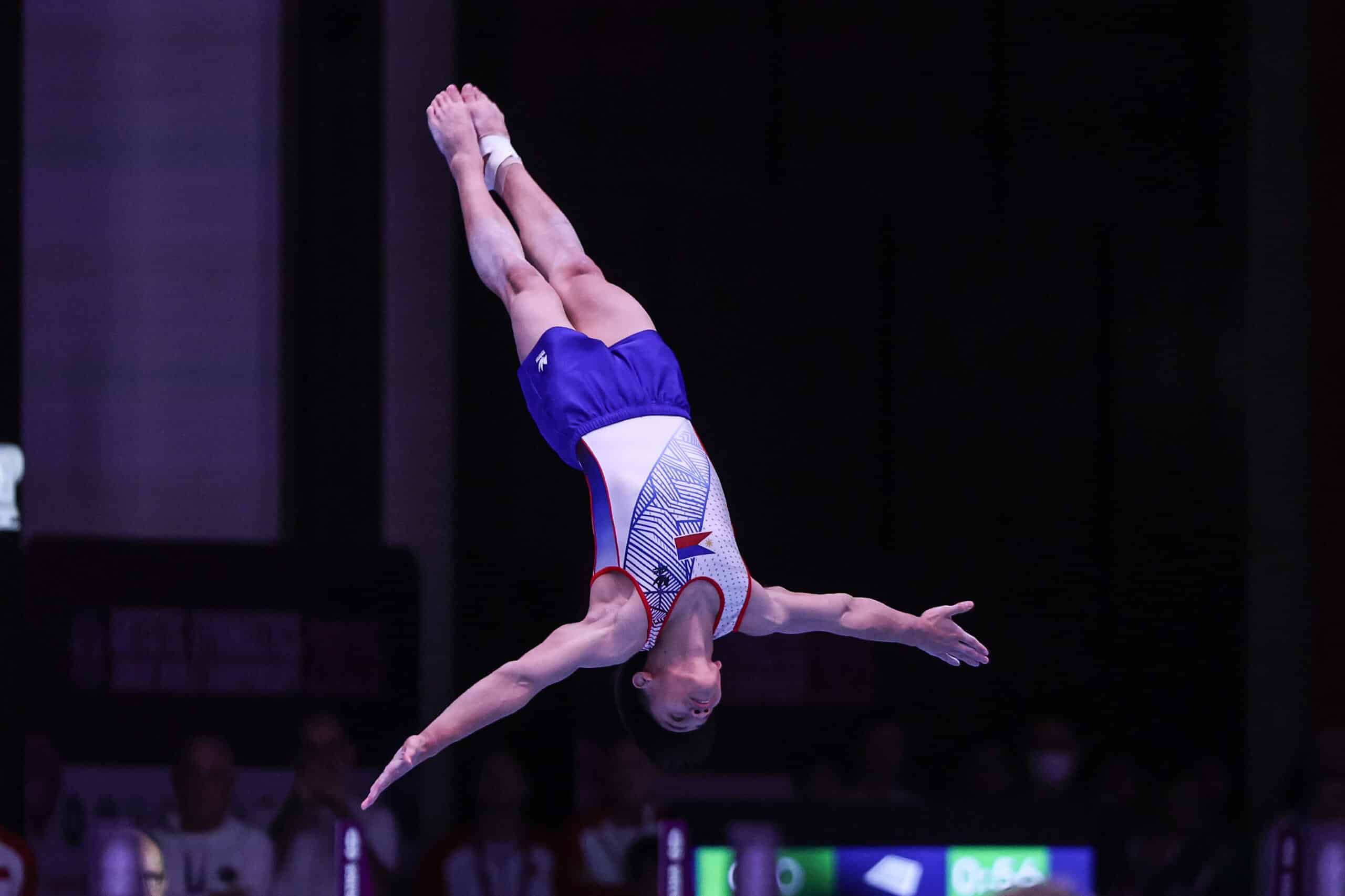Karl Eldrew Yulo misses out on floor medal in Baku World Cup