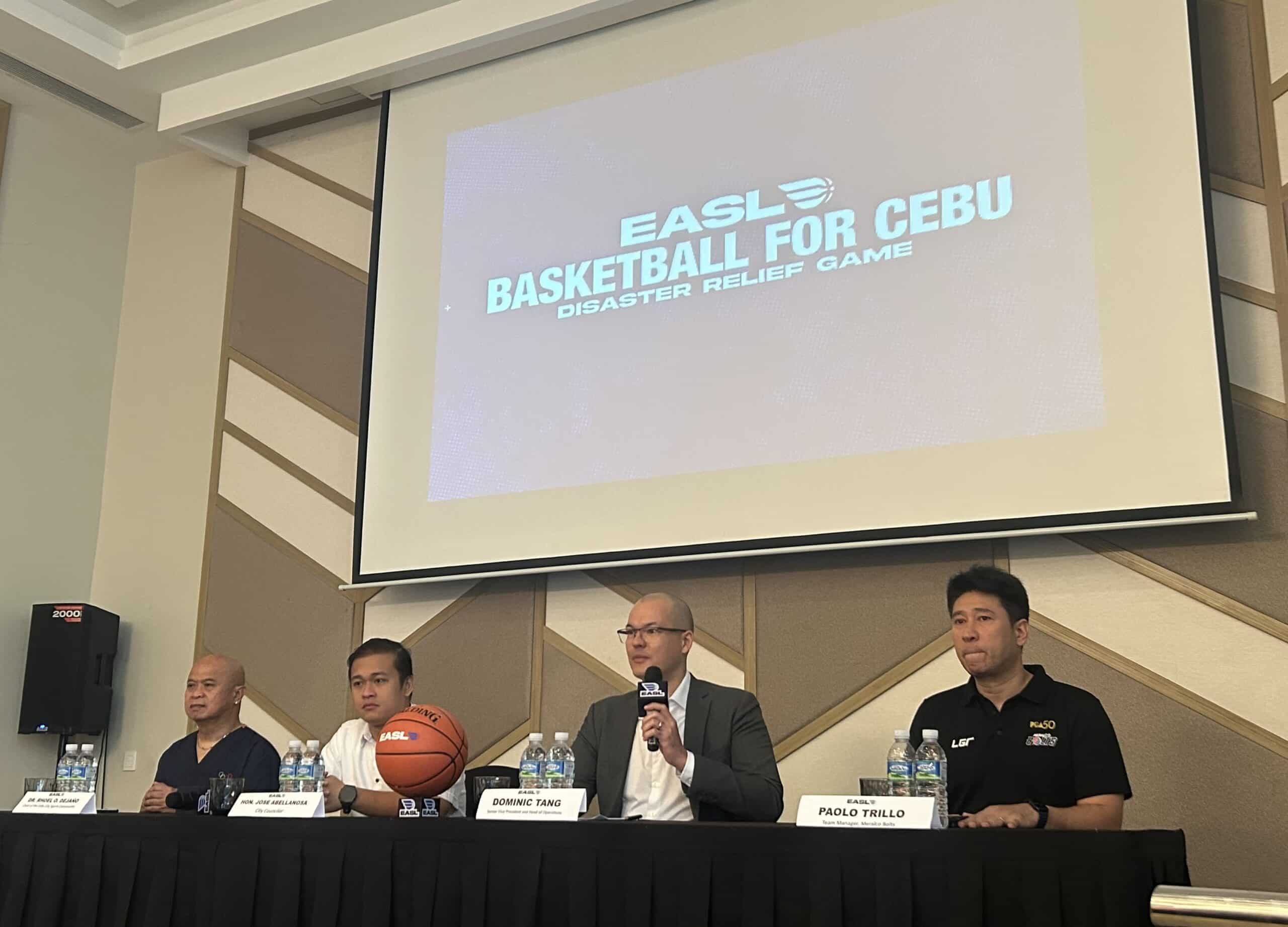 EASL: Meralco-Macau game proceeds to aid Cebu relief