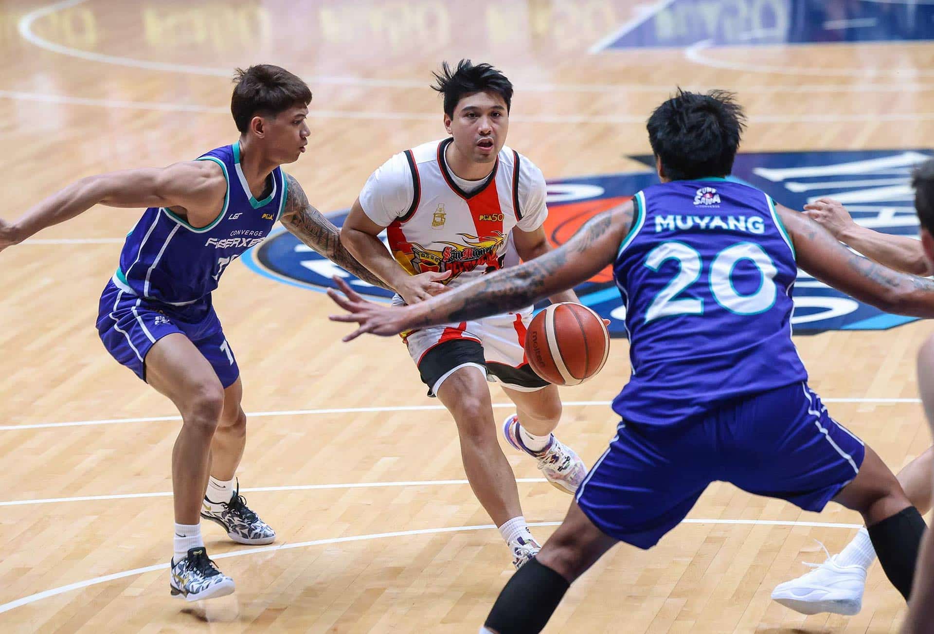 Juami Tiongson San Miguel beats Converge PBA