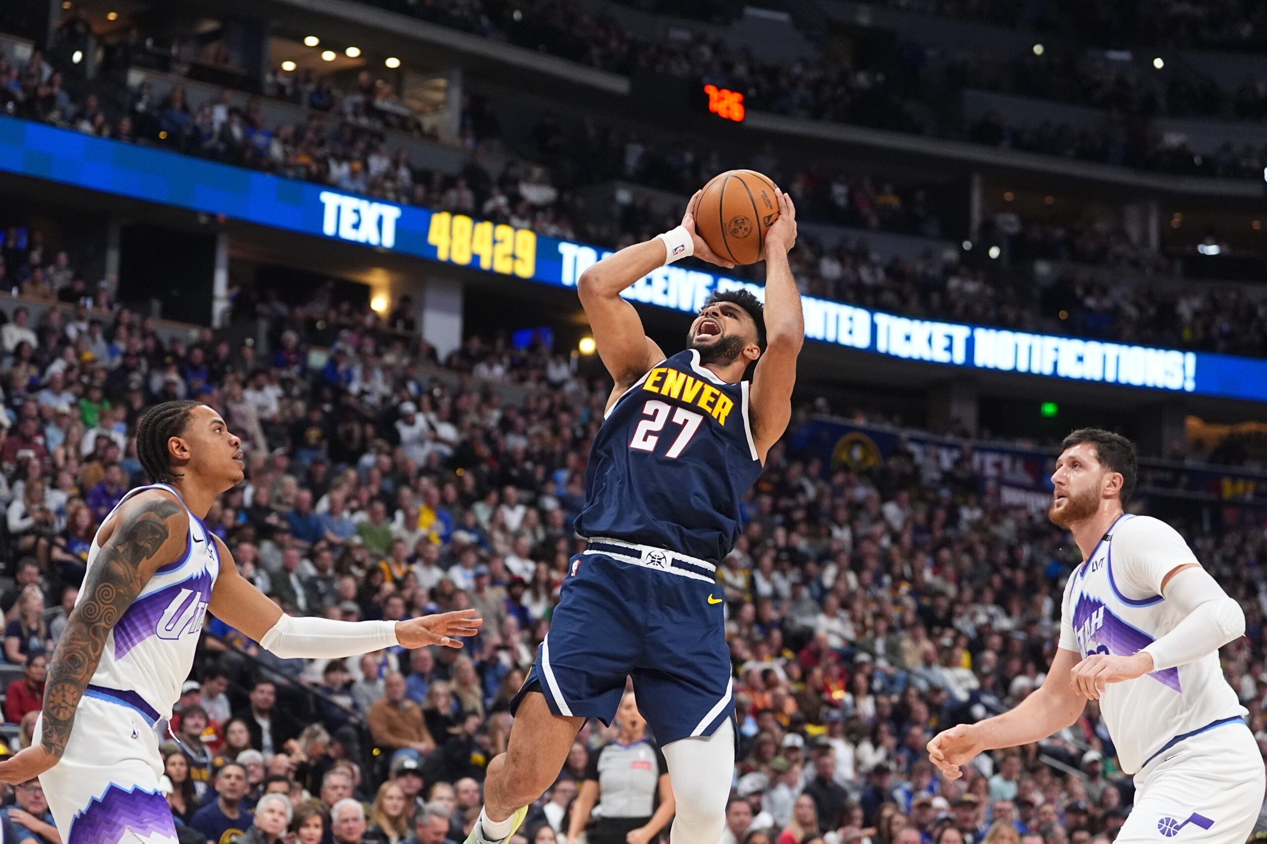 NBA: Nuggets jump out to a 19-0 lead and rout Jazz