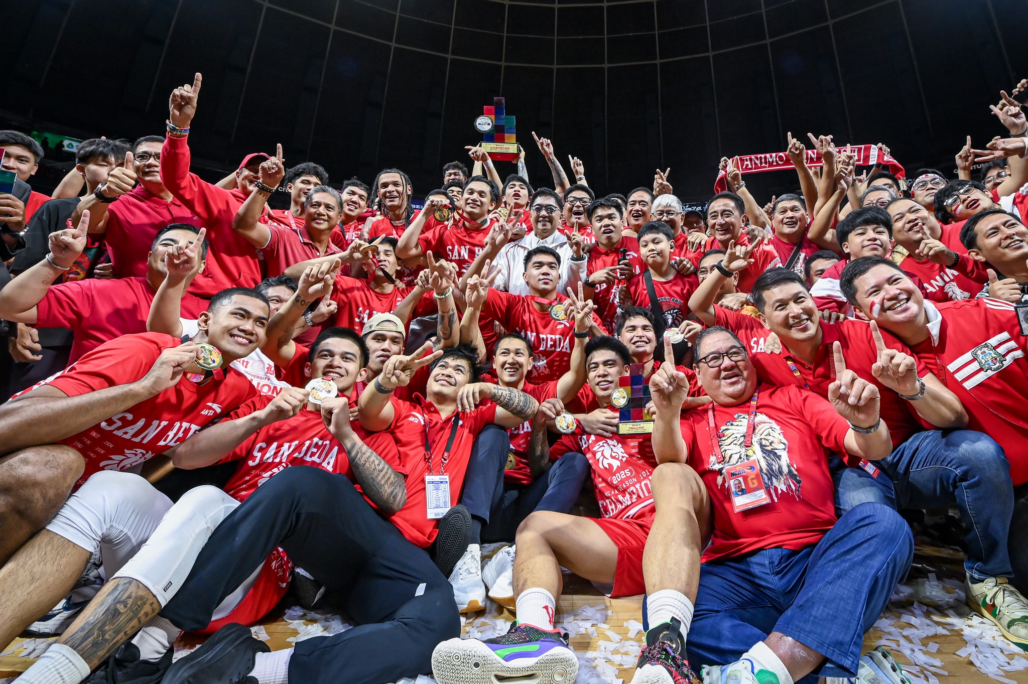 San Beda Red Lions sweep Letran Knights, NCAA Season 101 men's basketball champions