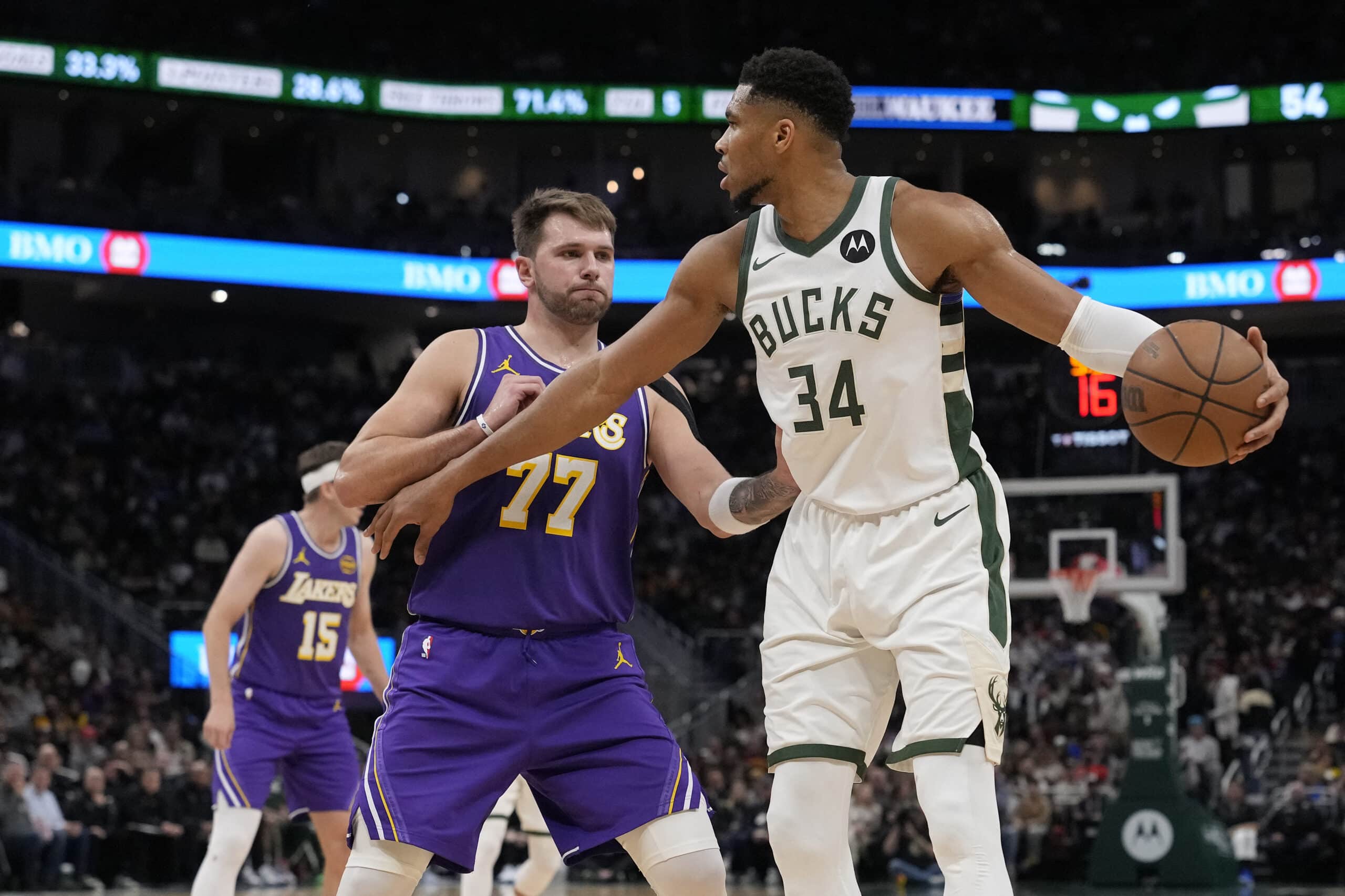 Luka Doncic, Giannis Antetokounmpo lead NBA All-Star voting