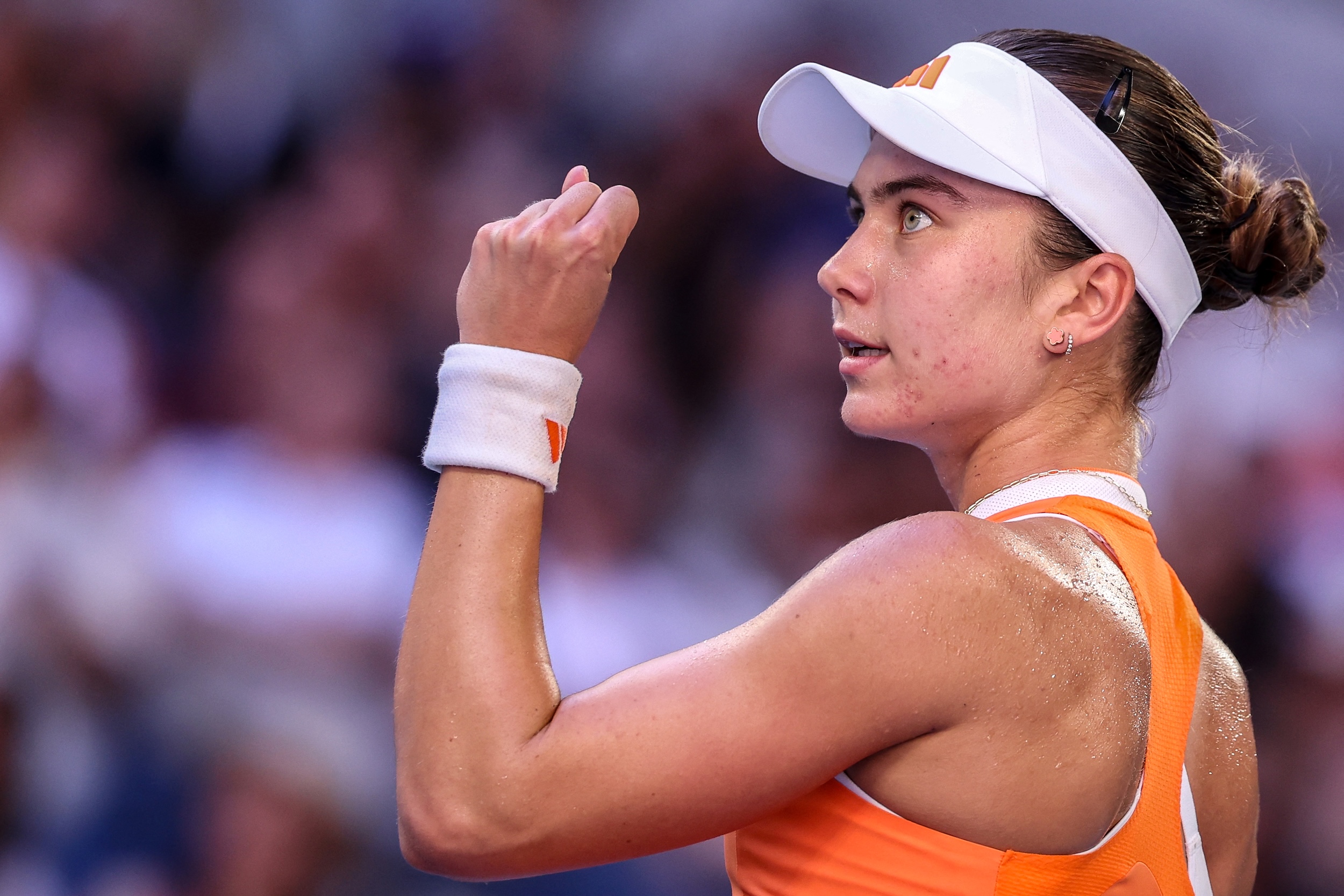 Teenage giantkiller Iva Jovic gets help from ‘kind’ Djokovic