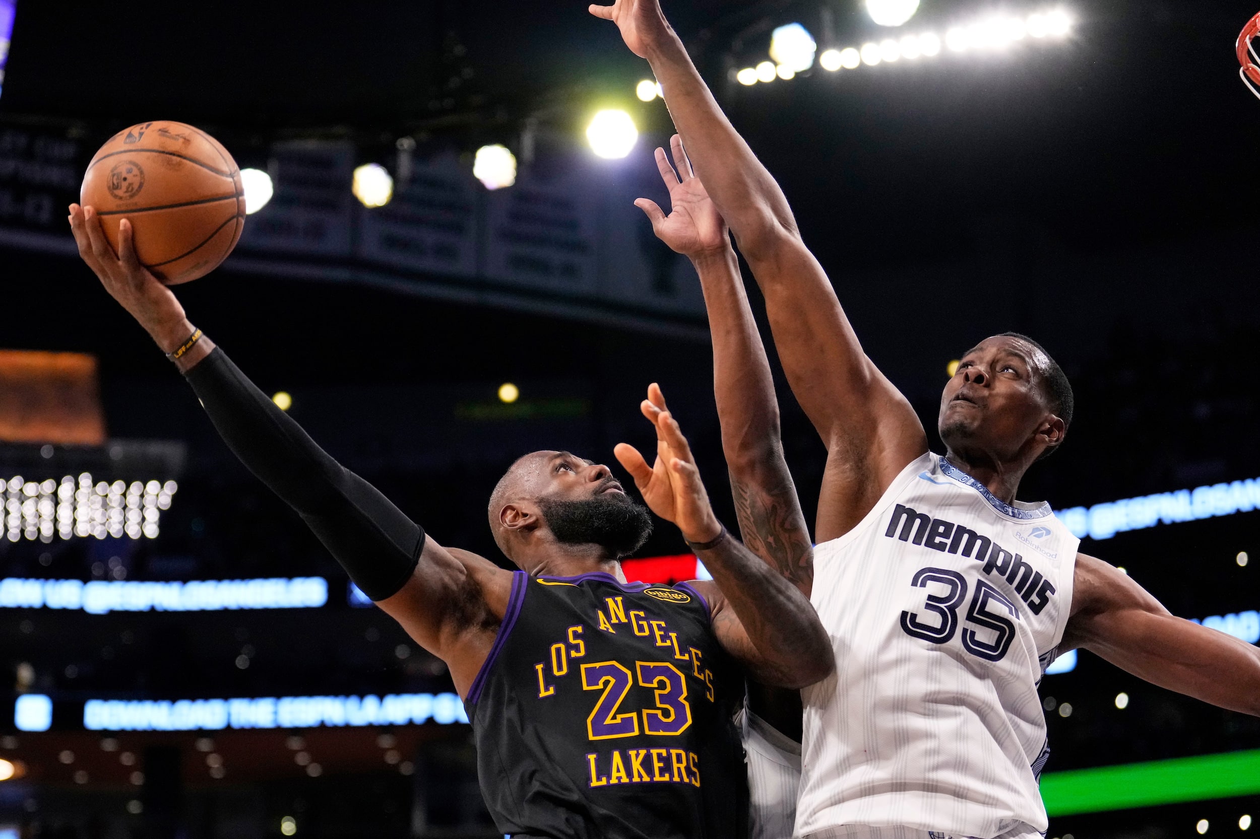 NBA: Luka Doncic, LeBron James rally Lakers past Grizzlies