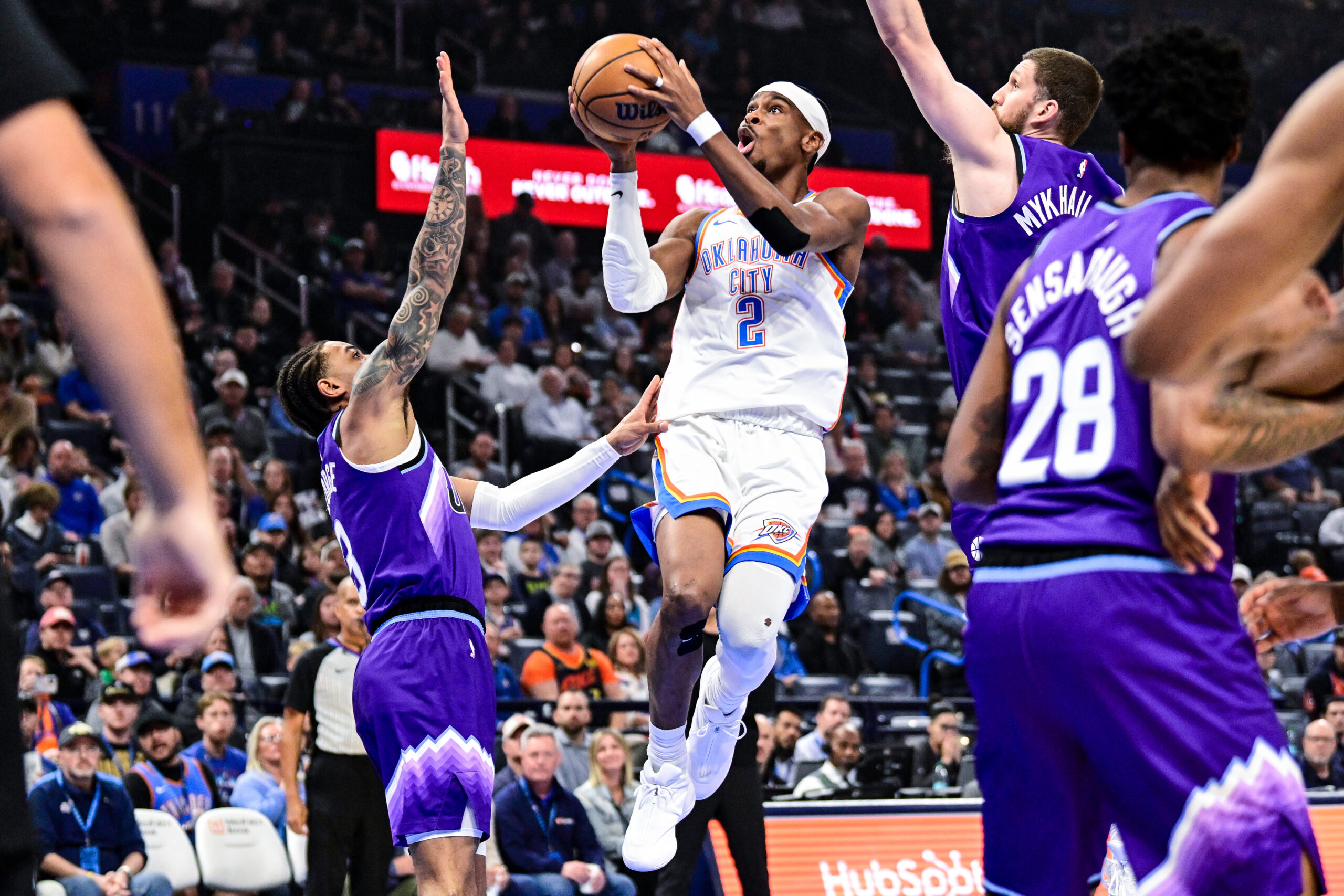 NBA: SGA, Thunder halt rare skid with OT win over Jazz