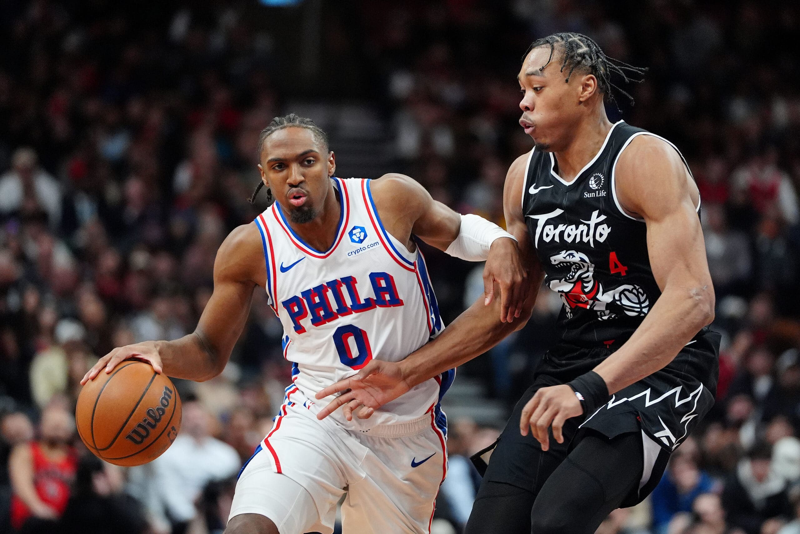 NBA: 76ers use 80-point first half to beat Raptors