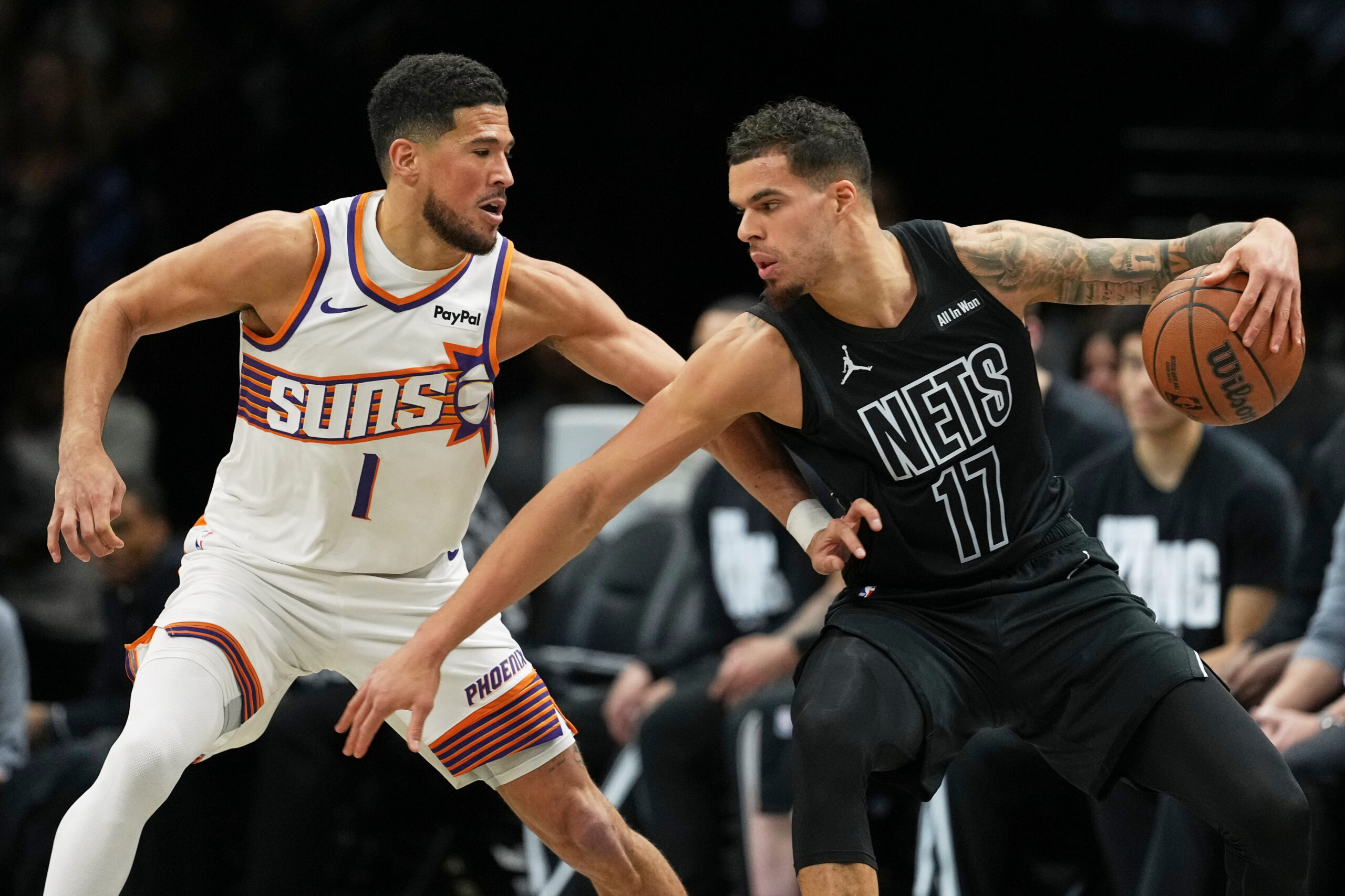 NBA: Dillon Brooks, Devin Booker power Suns past struggling Nets
