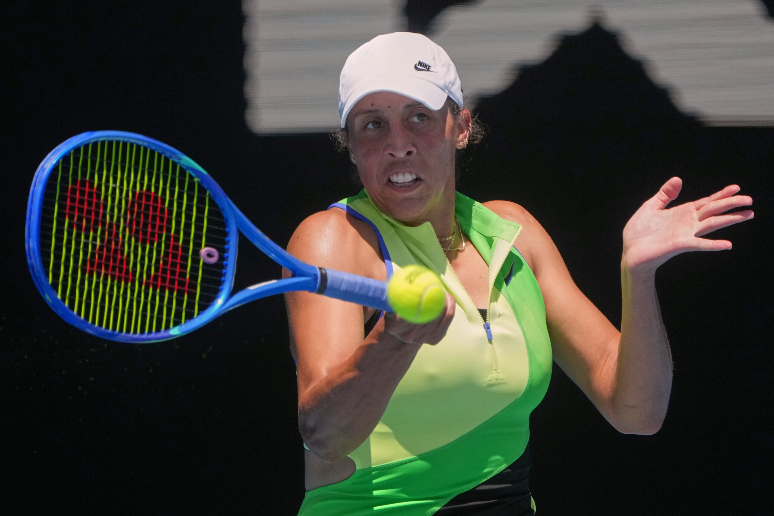Madison Keys makes shaky start to Australian Open title defense