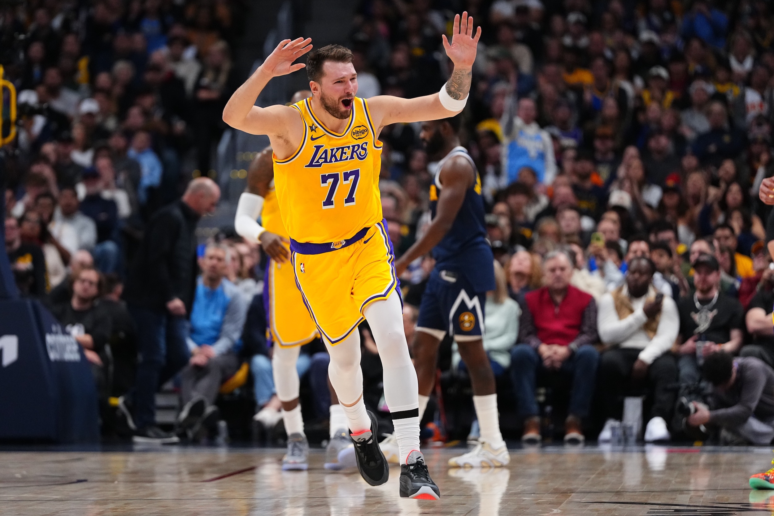 NBA: Luka Doncic has triple-double, Lakers beat Nuggets