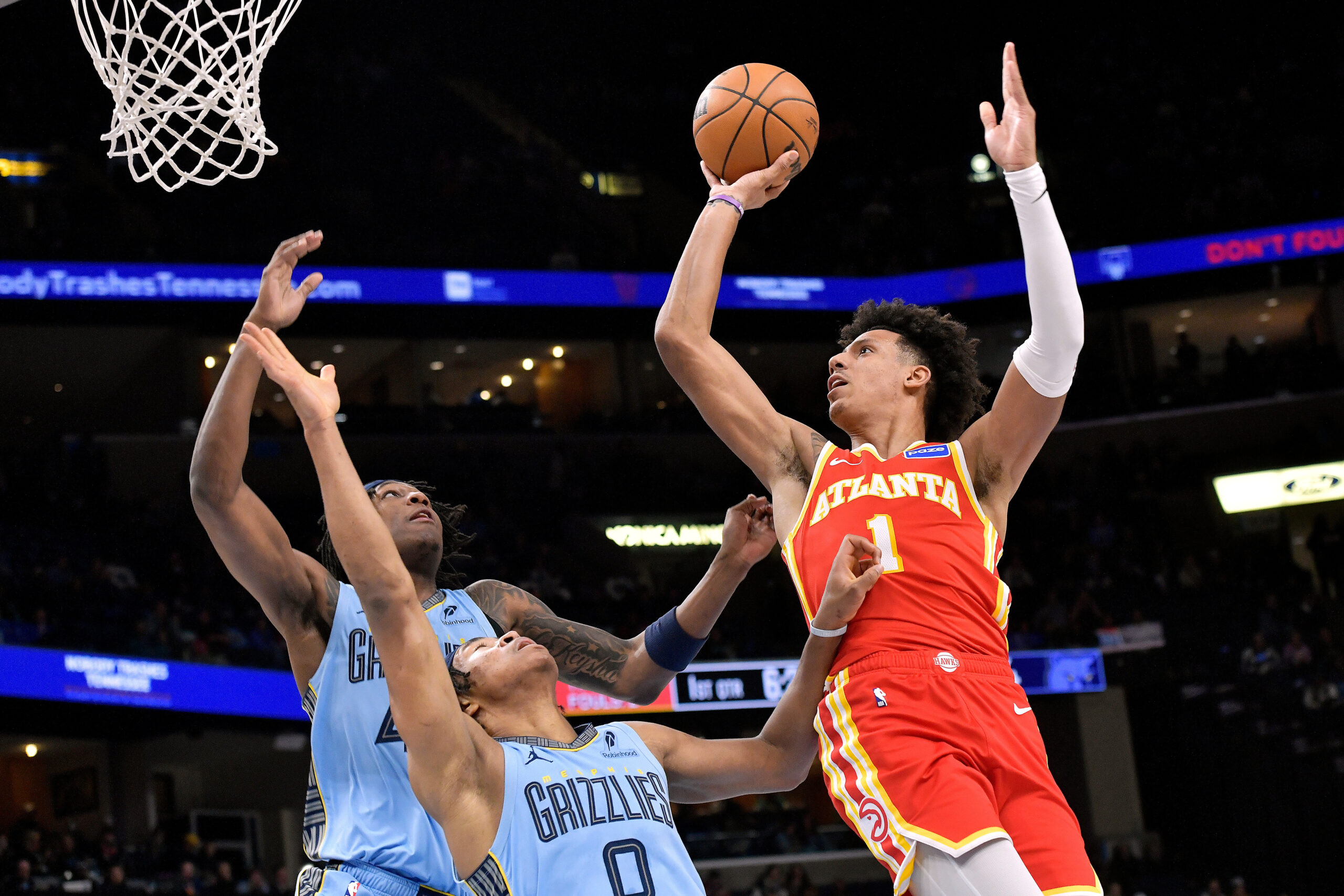 NBA: Jalen Johnson stars as Hawks trip Grizzlies