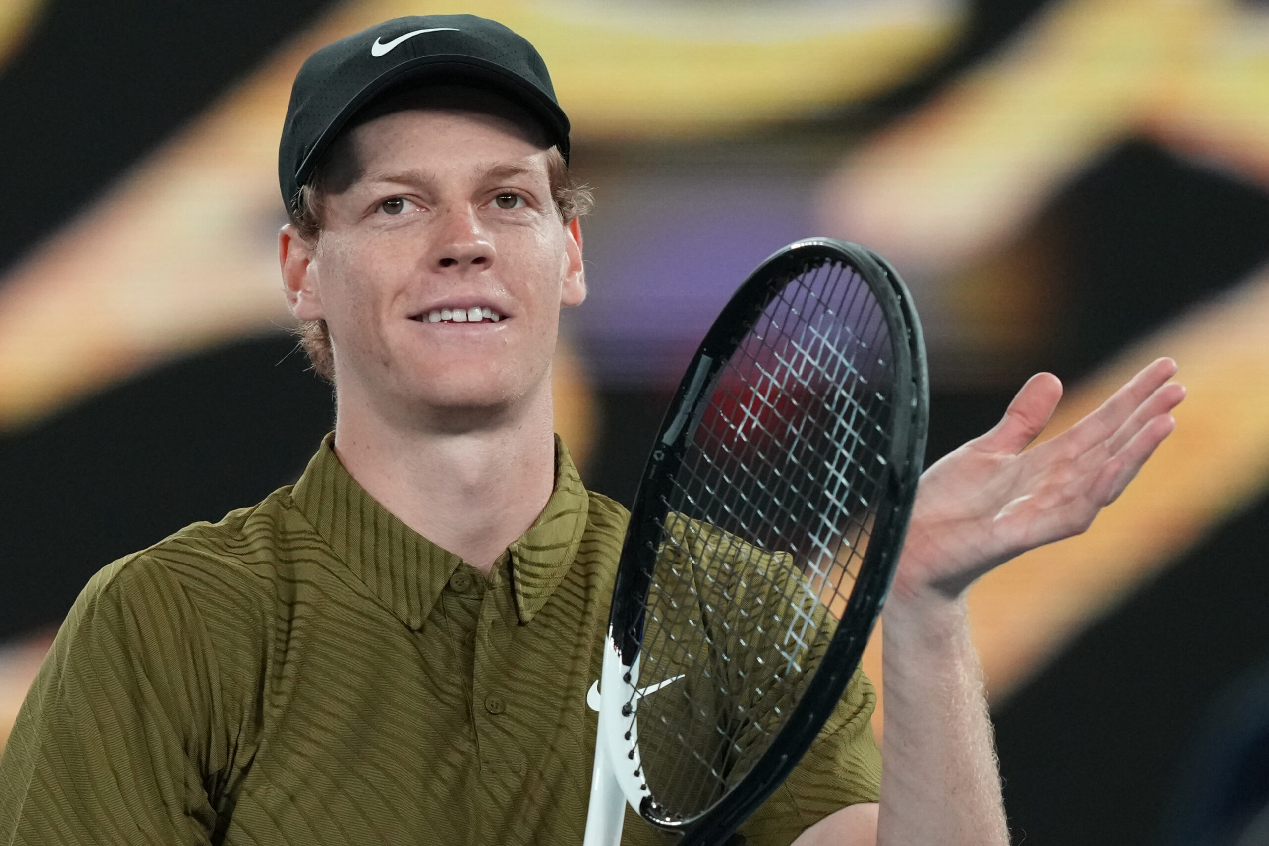 Jannik Sinner barrels into Australian Open round three